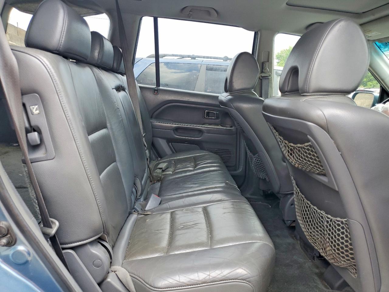 2006 Honda Pilot Ex Blue vin: 5FNYF28576B004005