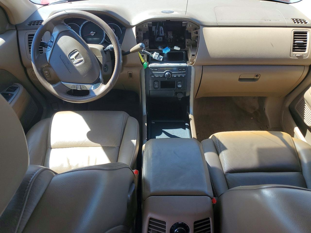 2006 Honda Pilot Ex Red vin: 5FNYF28576B018759