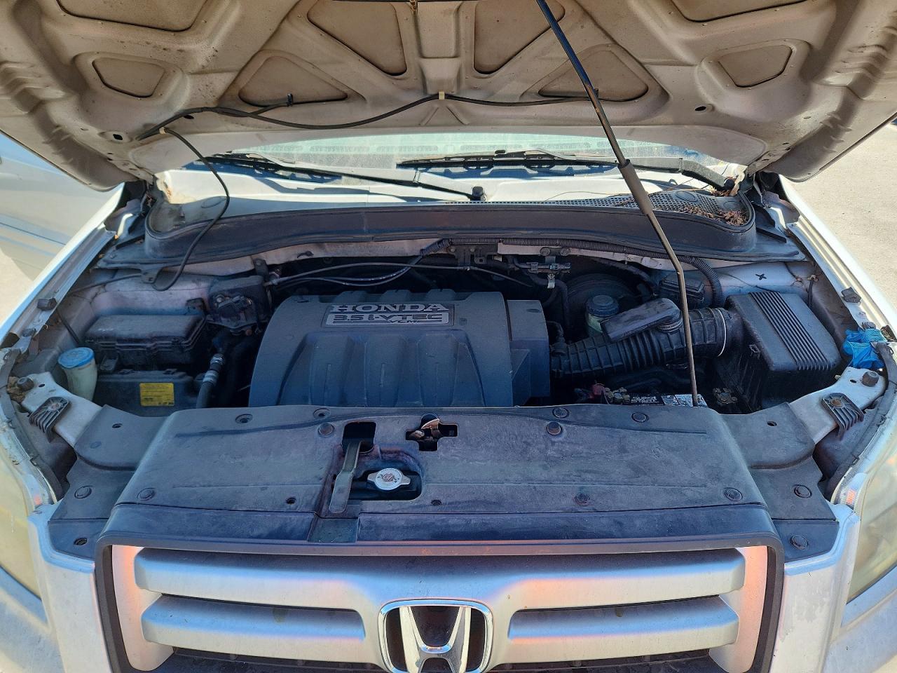 2006 Honda Pilot Ex Silver vin: 5FNYF28576B027221