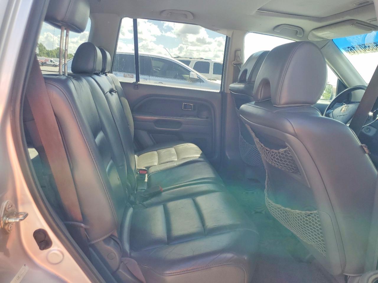 2006 Honda Pilot Ex Silver vin: 5FNYF28576B027655