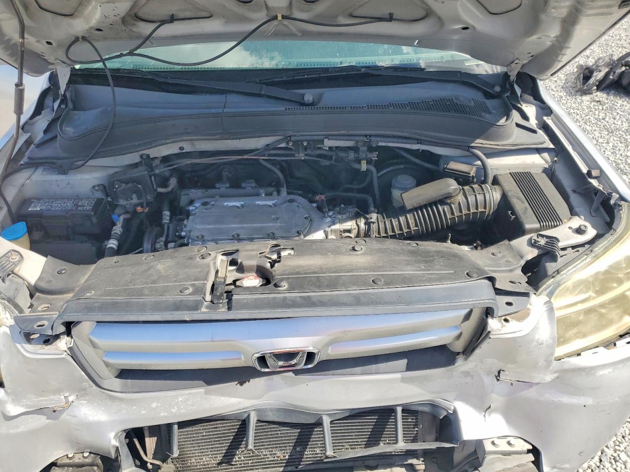 2006 Honda Pilot Ex Silver vin: 5FNYF28576B027655