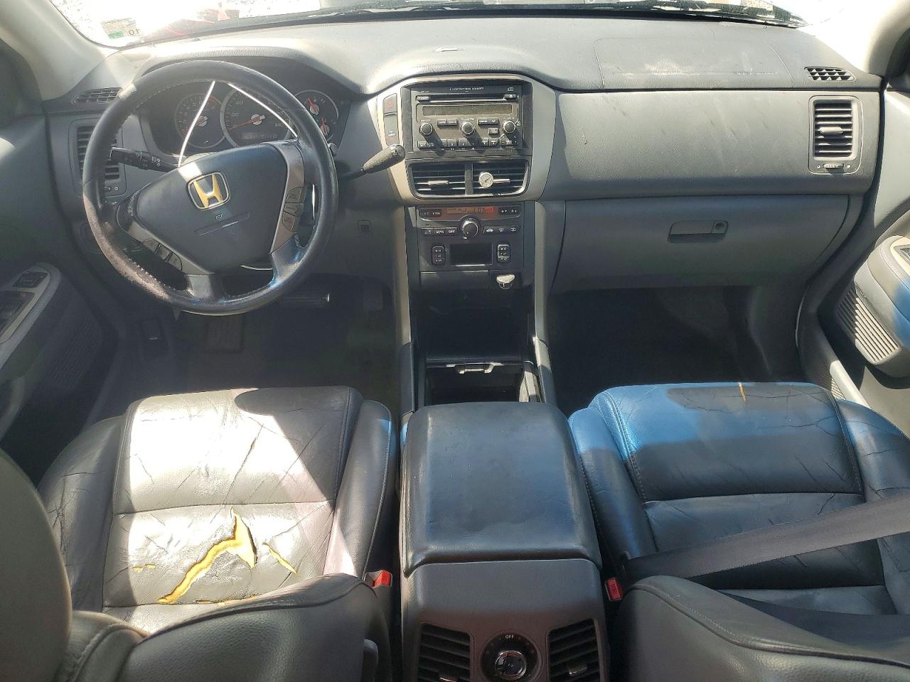 2006 Honda Pilot Ex Silver vin: 5FNYF28576B027655