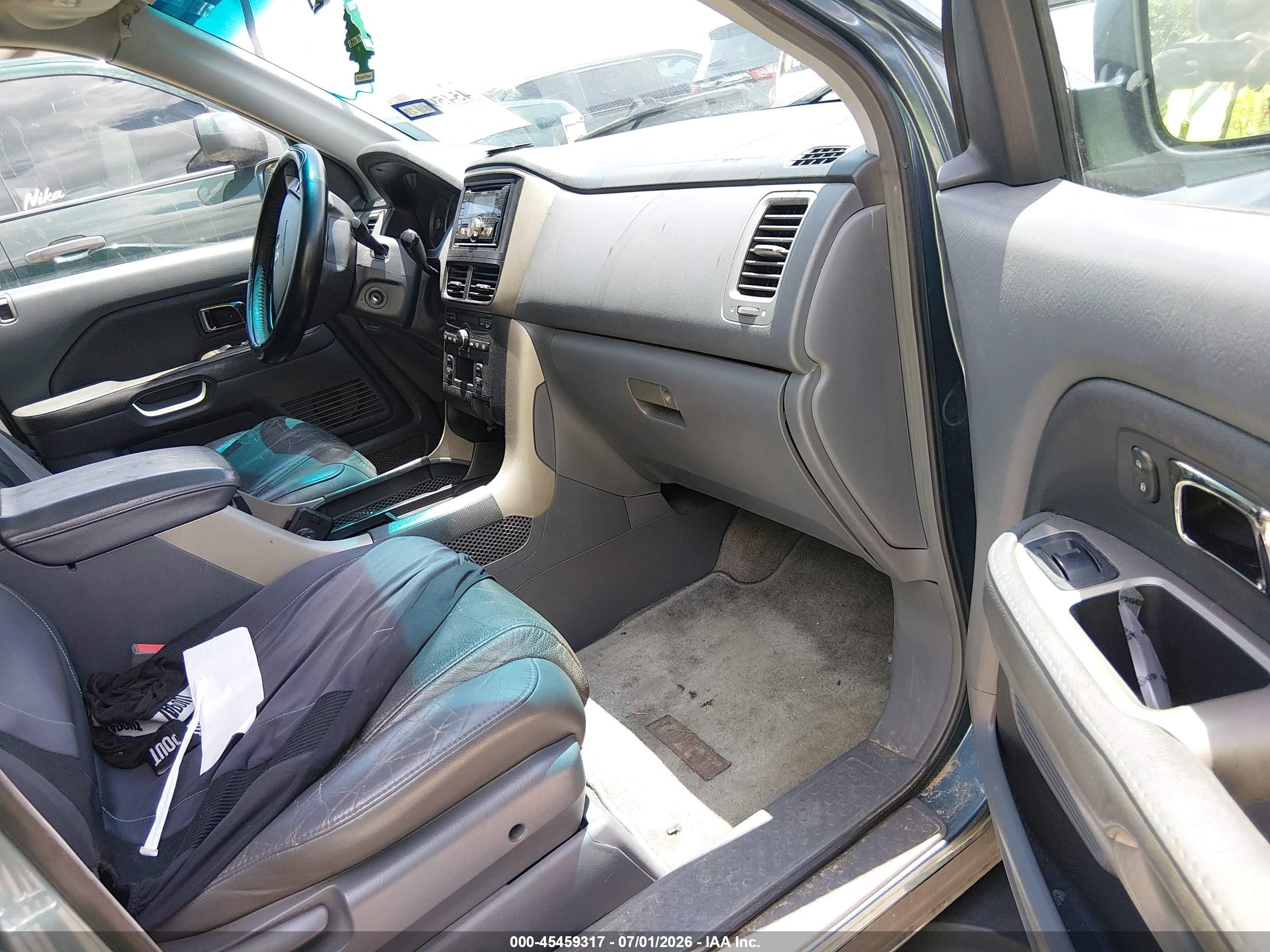 2006 Honda Pilot Ex-l Blue vin: 5FNYF28576B045671