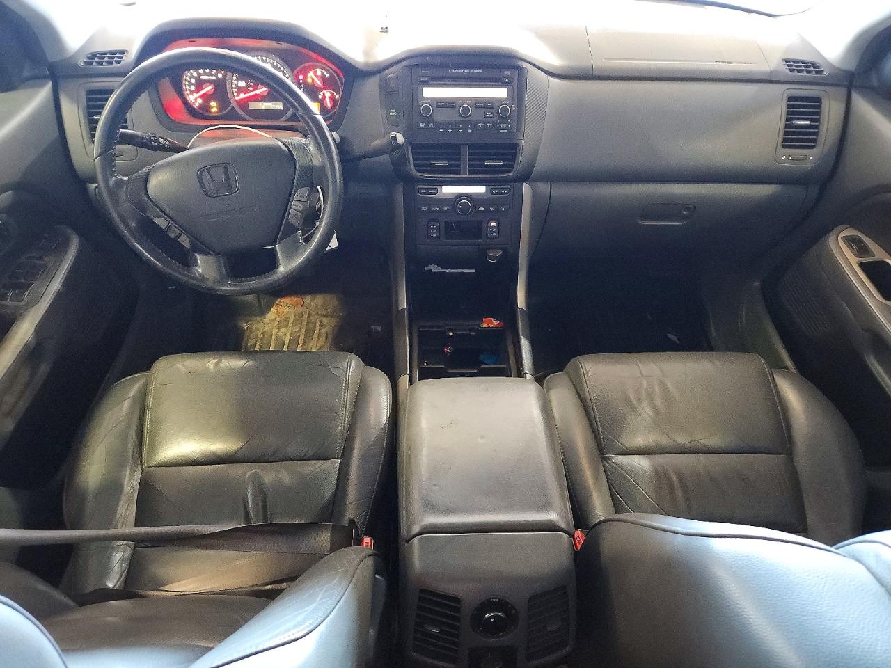 2007 Honda Pilot Exl Burgundy vin: 5FNYF28577B001686