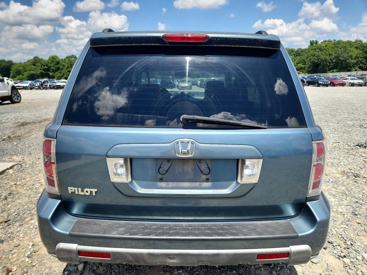 2008 Honda Pilot Exl Turquoise vin: 5FNYF28578B017825