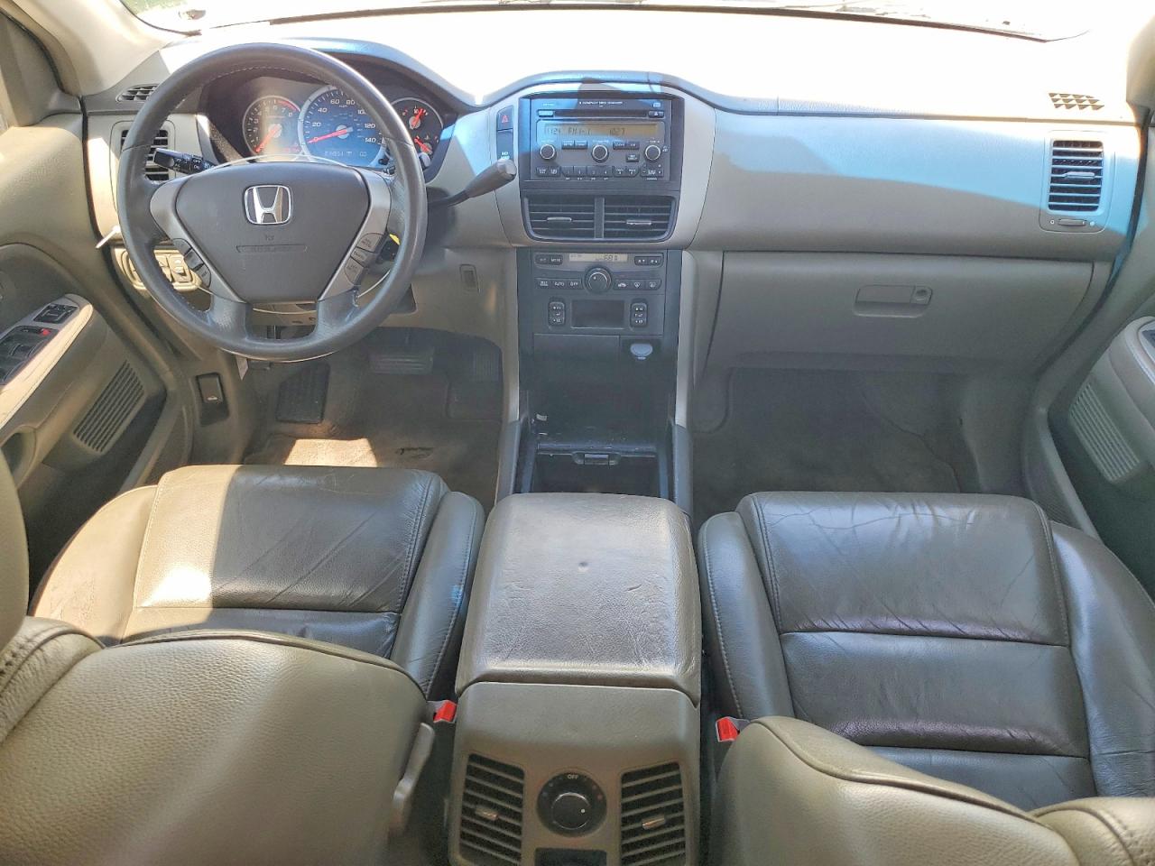 2006 Honda Pilot Ex White vin: 5FNYF28586B013005