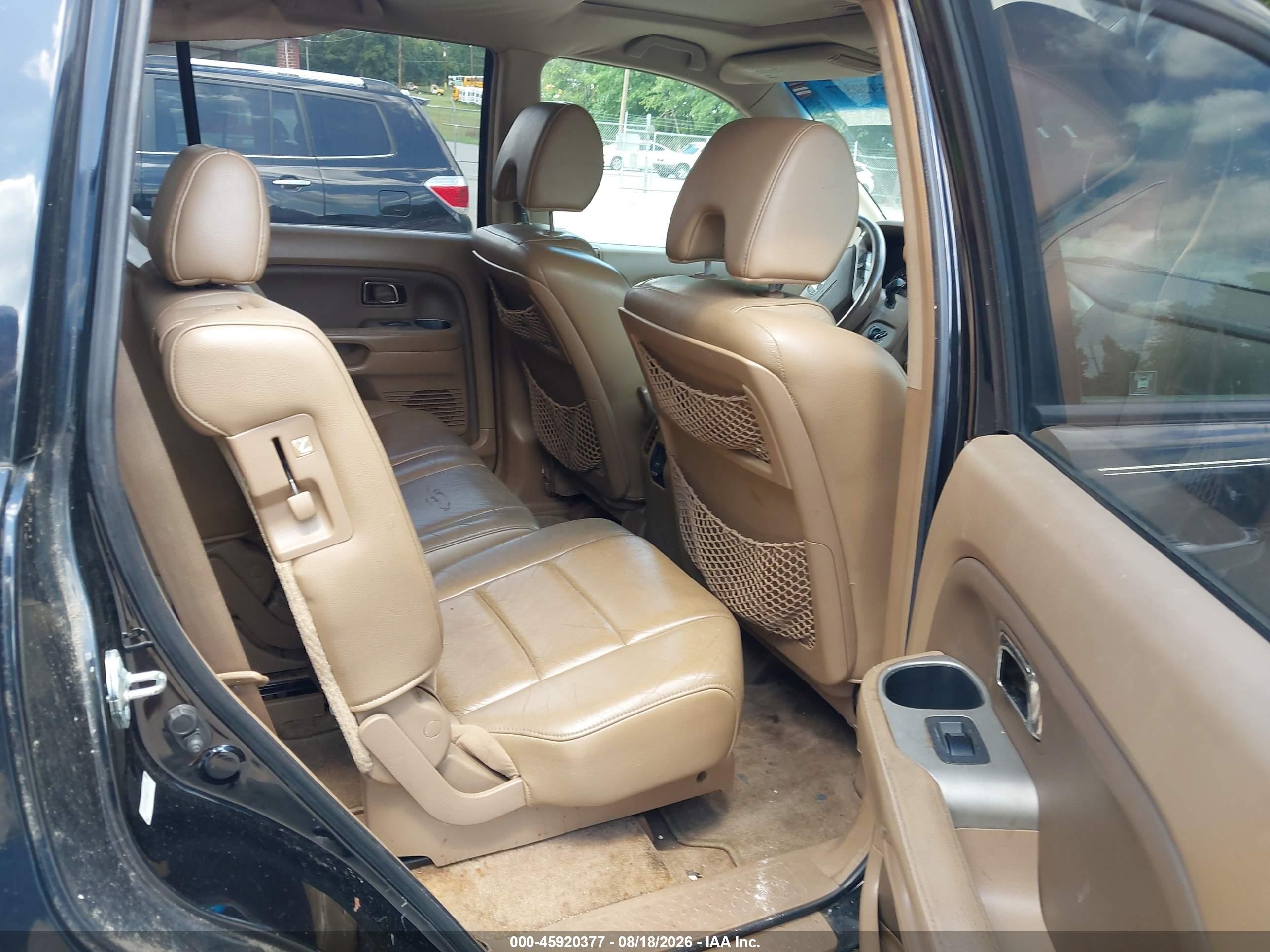 2006 Honda Pilot Ex-l Черный vin: 5FNYF28586B013716