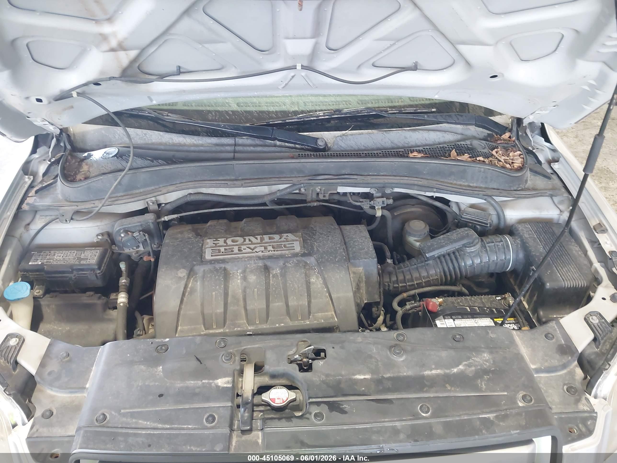 2007 Honda Pilot Ex-l Silver vin: 5FNYF28587B016455