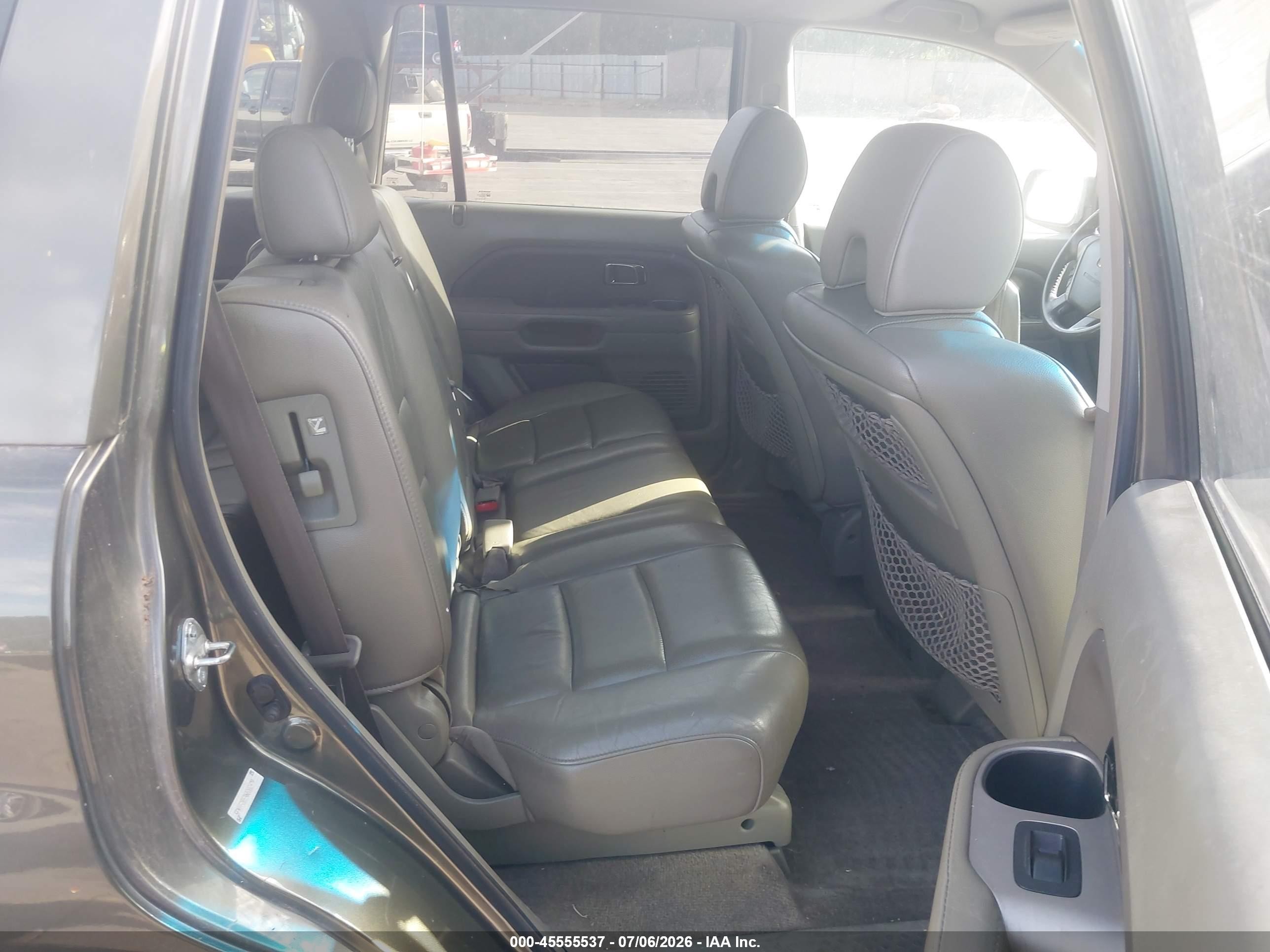 2006 Honda Pilot Ex-l Green vin: 5FNYF28596B002479
