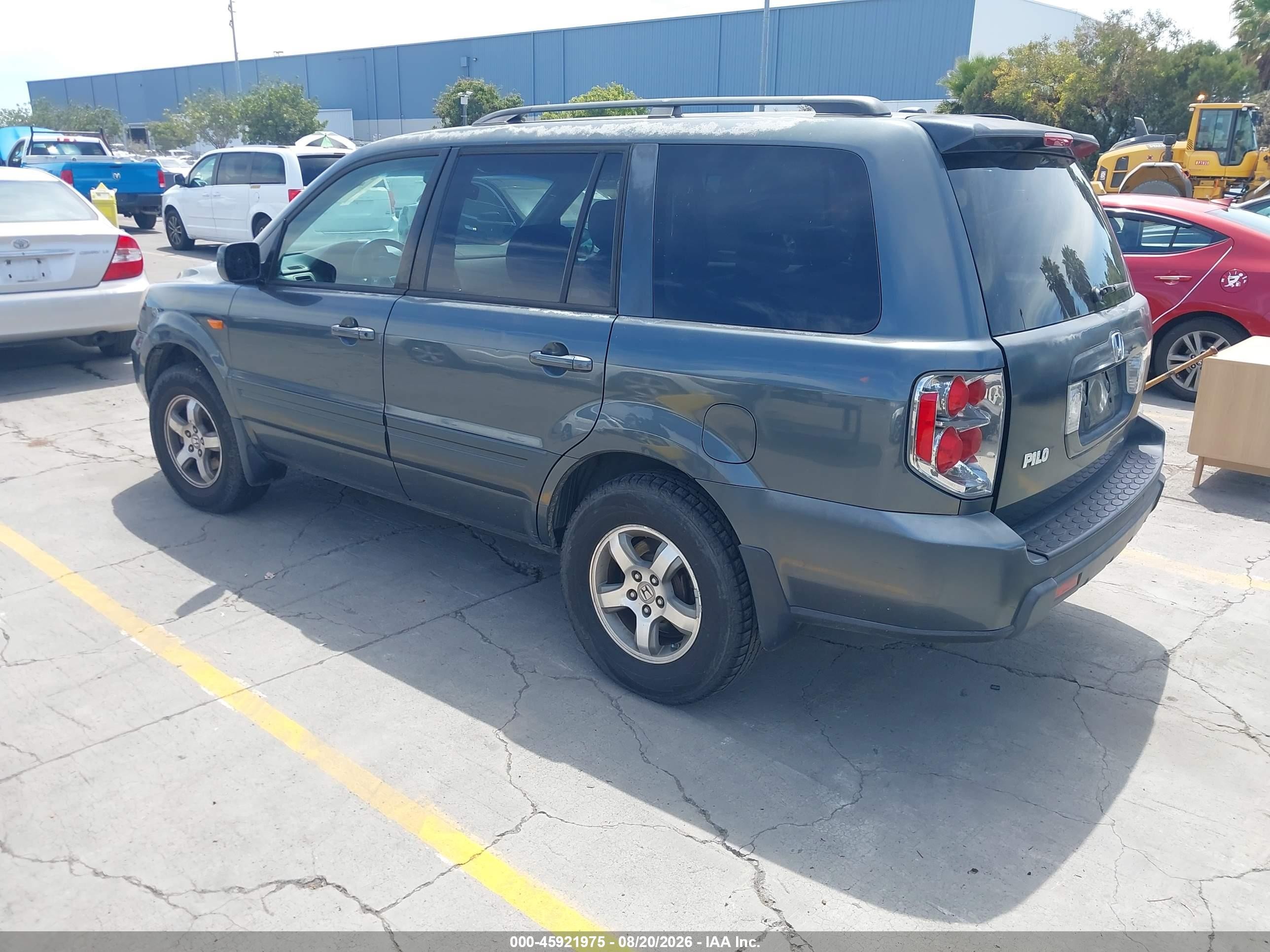 2006 Honda Pilot Ex-l Серый vin: 5FNYF28596B022893