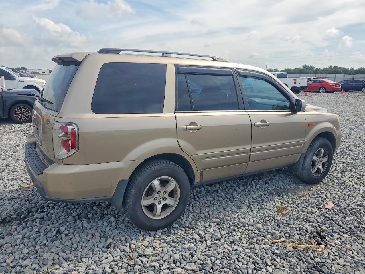 2006 Honda Pilot Ex Tan vin: 5FNYF28596B024806