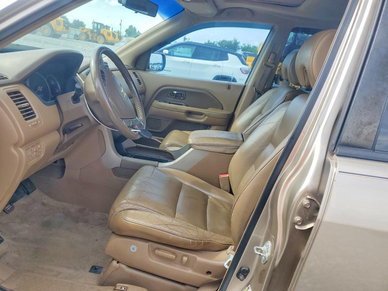 2006 Honda Pilot Ex Tan vin: 5FNYF28596B024806