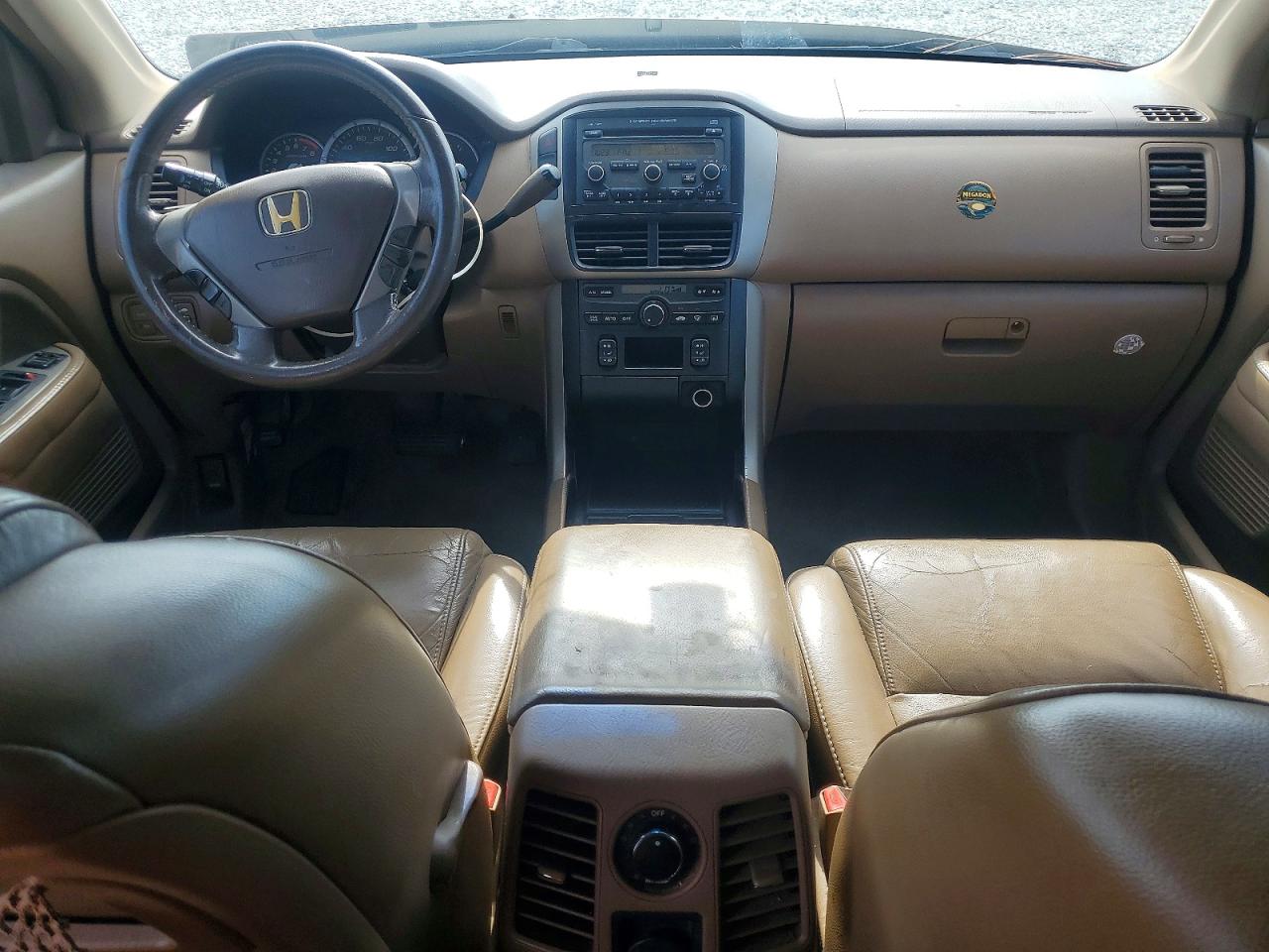 2006 Honda Pilot Ex Tan vin: 5FNYF28596B024806