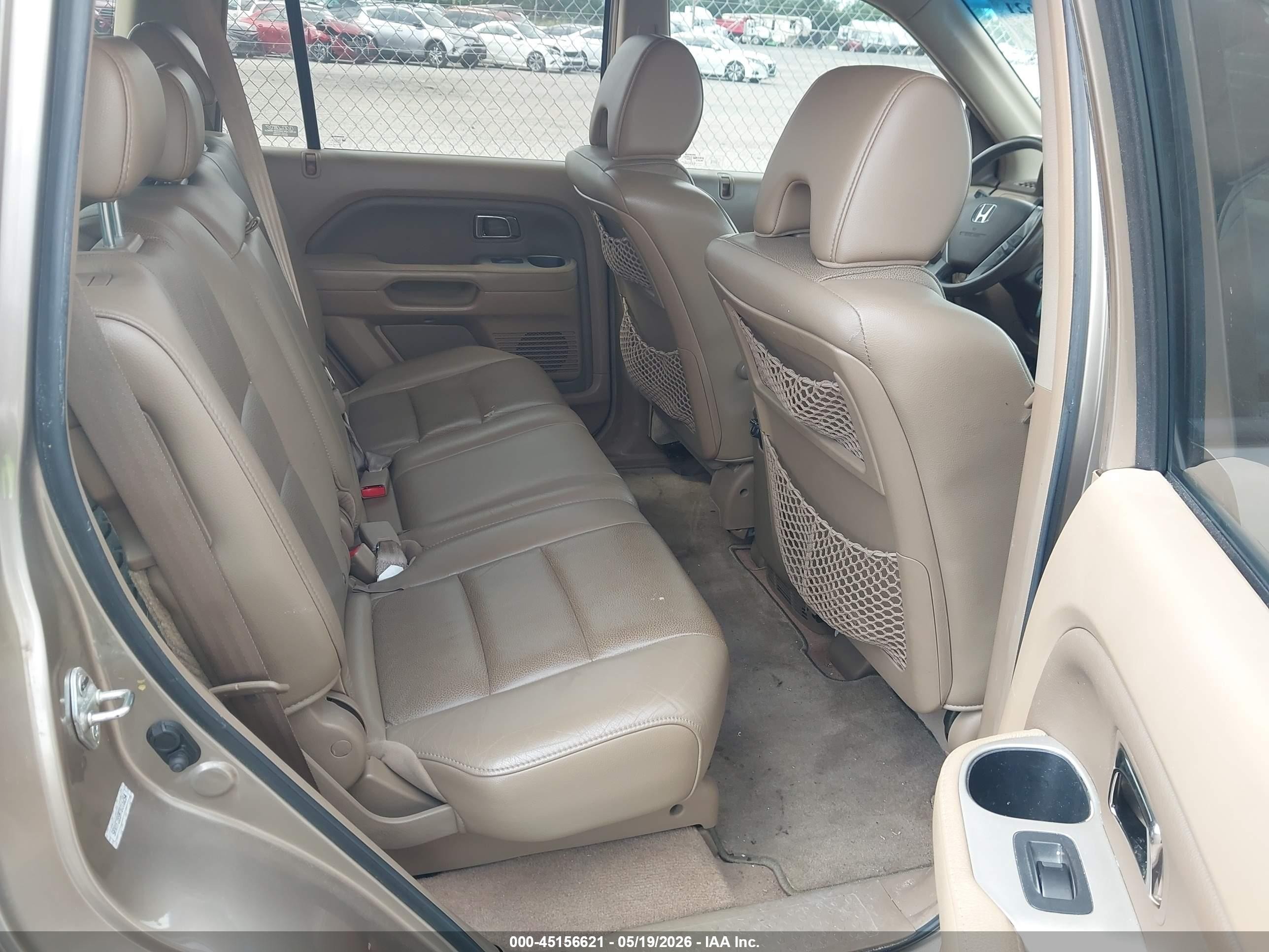 2007 Honda Pilot Ex-l Золотой vin: 5FNYF28597B016254
