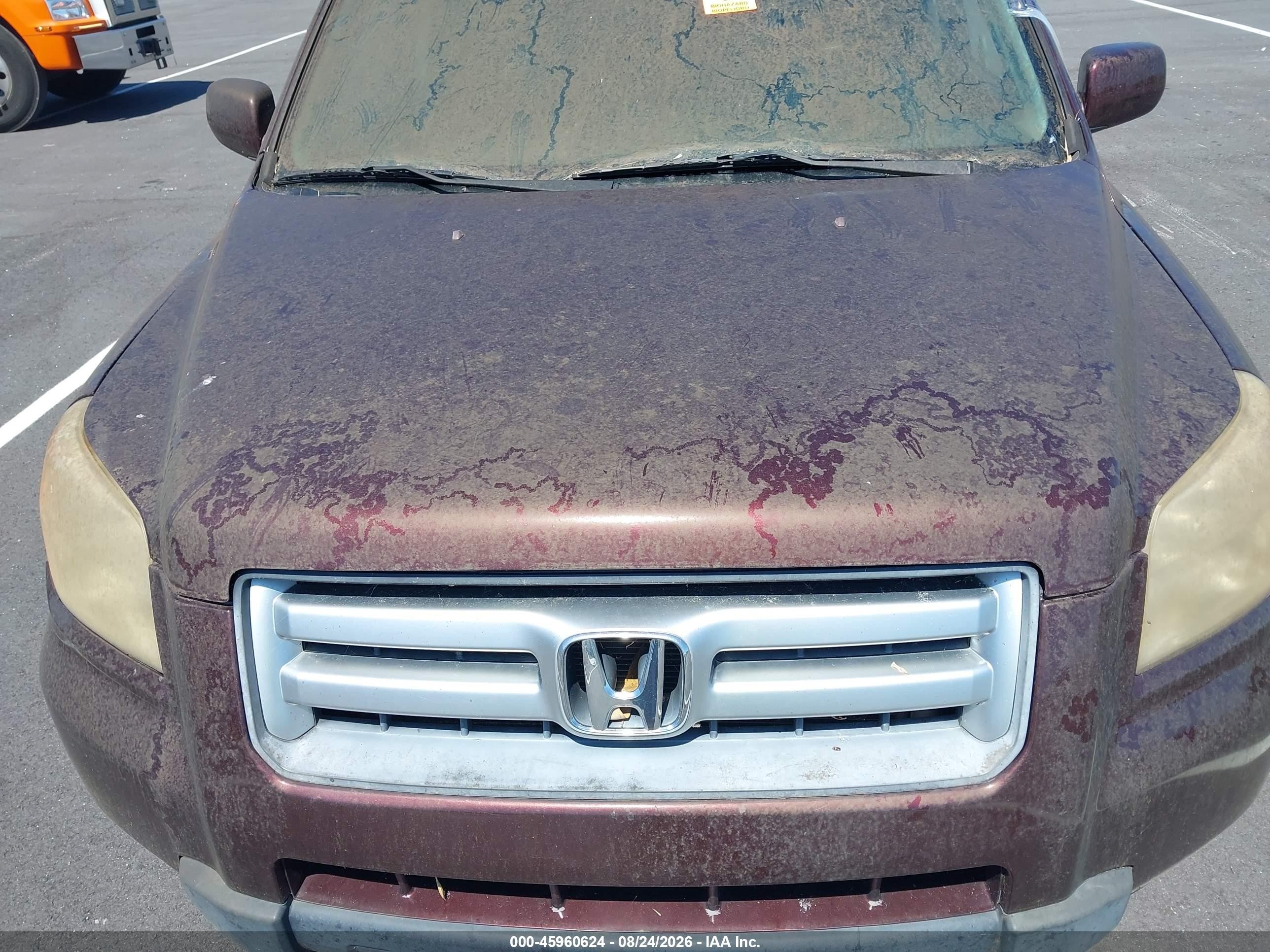 2008 Honda Pilot Ex-l Бордовый vin: 5FNYF28598B019172