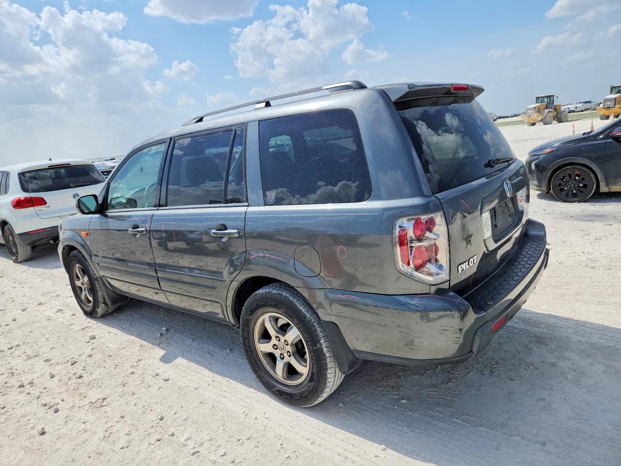 2008 Honda Pilot Exl Gray vin: 5FNYF28598B030088
