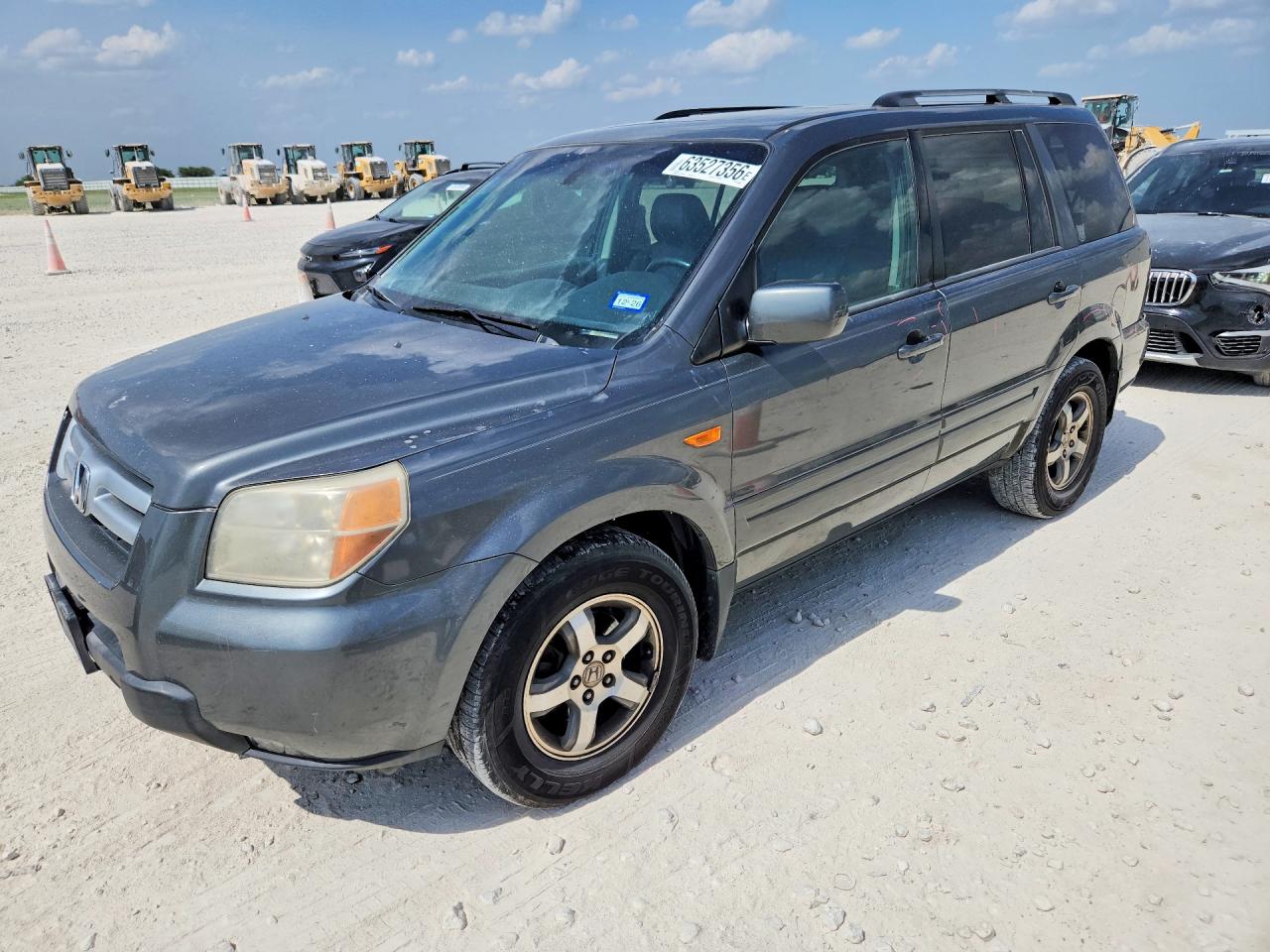2008 Honda Pilot Exl Gray vin: 5FNYF28598B030088