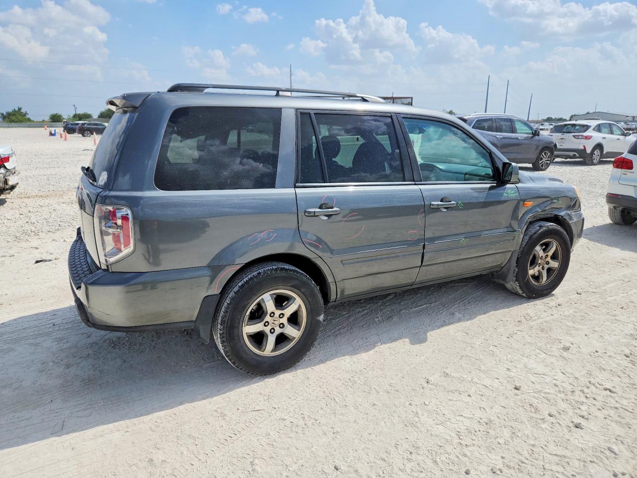 2008 Honda Pilot Exl Gray vin: 5FNYF28598B030088