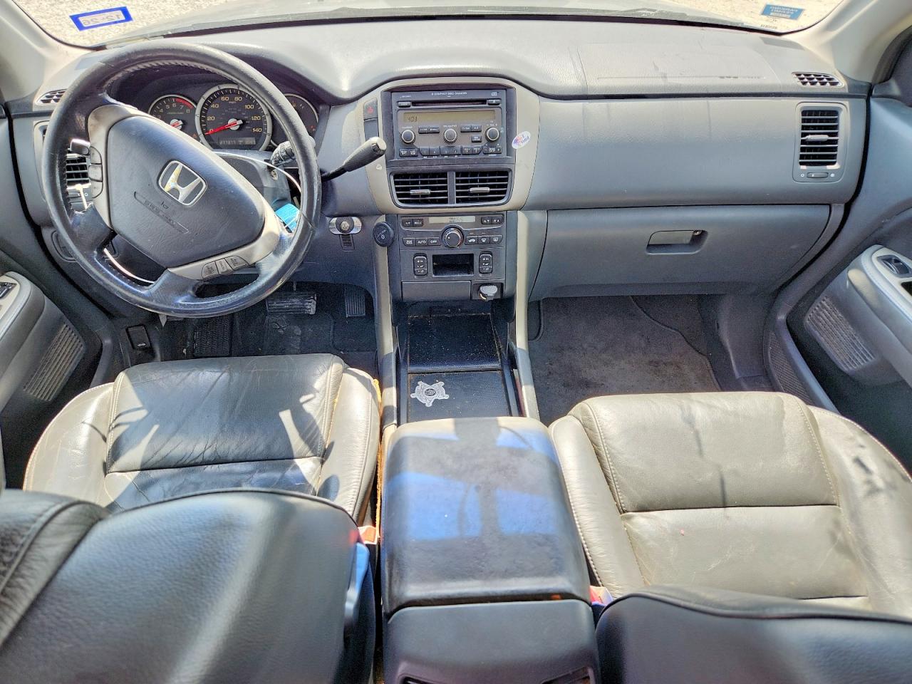 2008 Honda Pilot Exl Gray vin: 5FNYF28598B030088