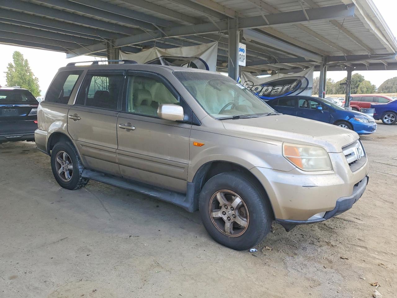2007 Honda Pilot Exl Gold vin: 5FNYF285X7B023021