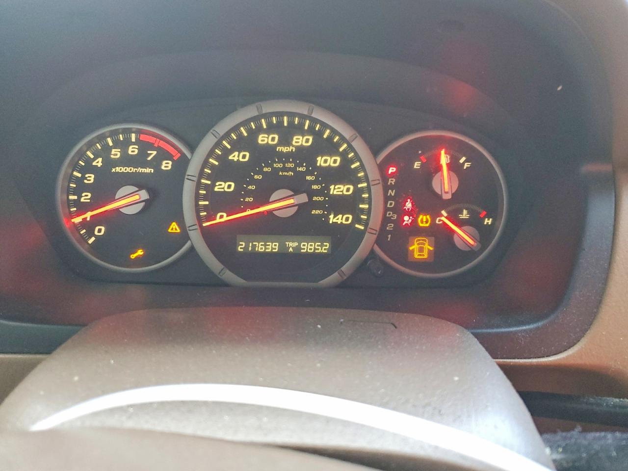2007 Honda Pilot Exl Gold vin: 5FNYF285X7B023021