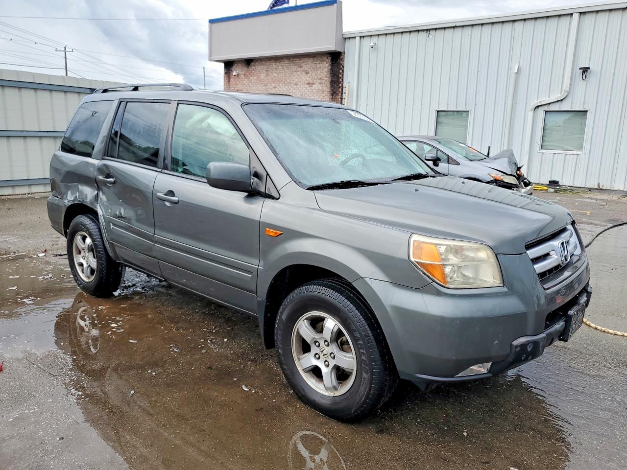 2008 Honda Pilot Exl Gray vin: 5FNYF285X8B007404