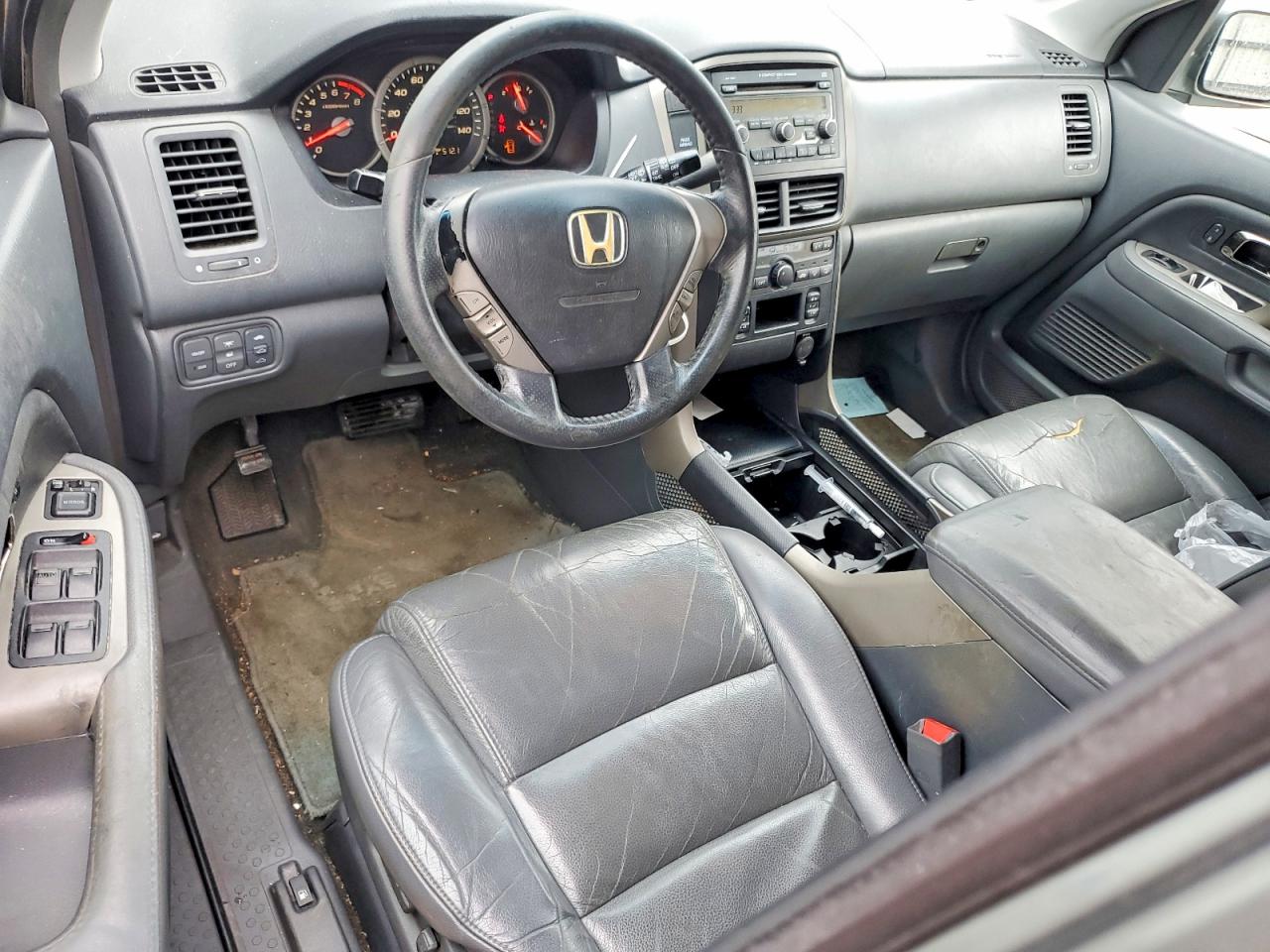 2008 Honda Pilot Exl Gray vin: 5FNYF285X8B007404