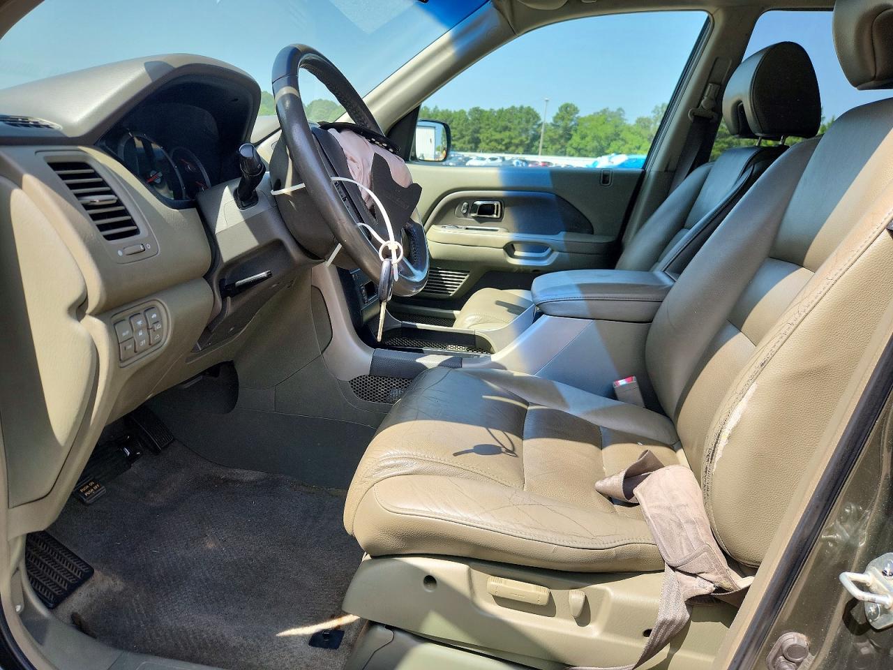 2006 Honda Pilot Ex Green vin: 5FNYF28606B034729
