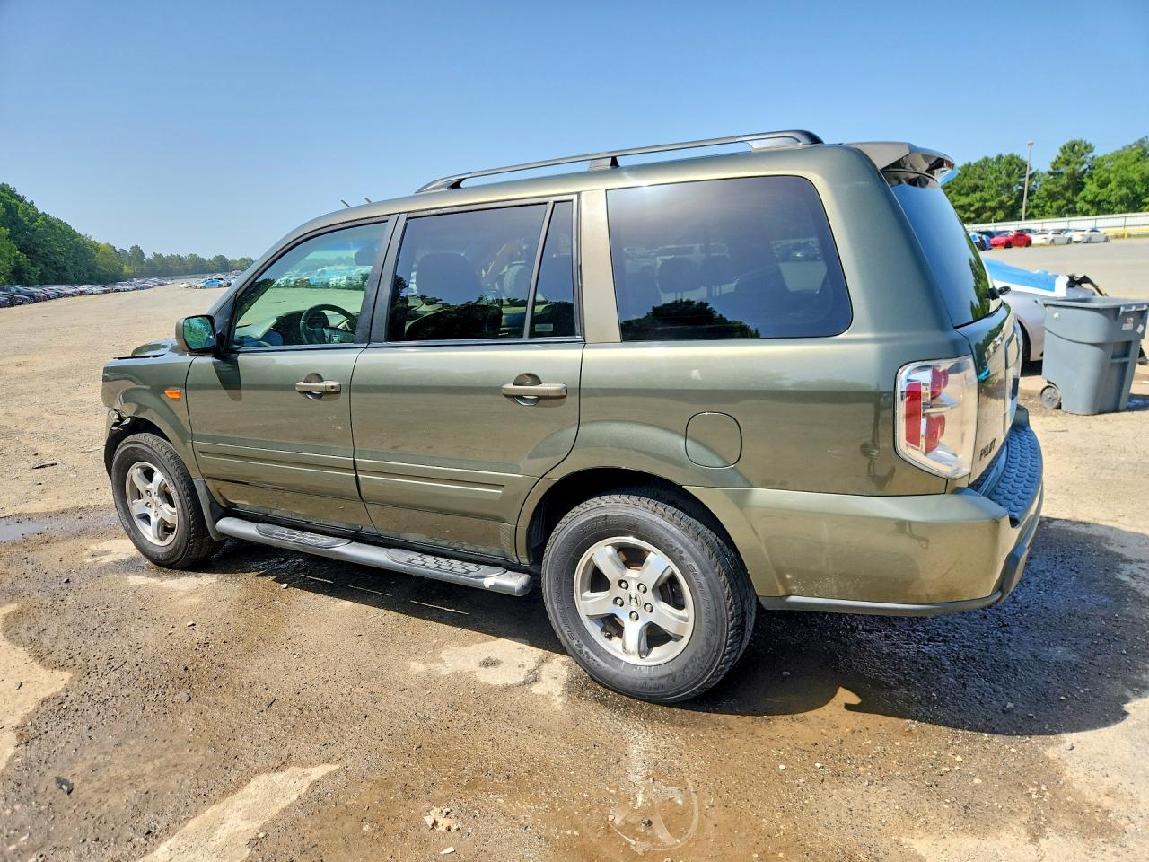 2006 Honda Pilot Ex Green vin: 5FNYF28606B034729