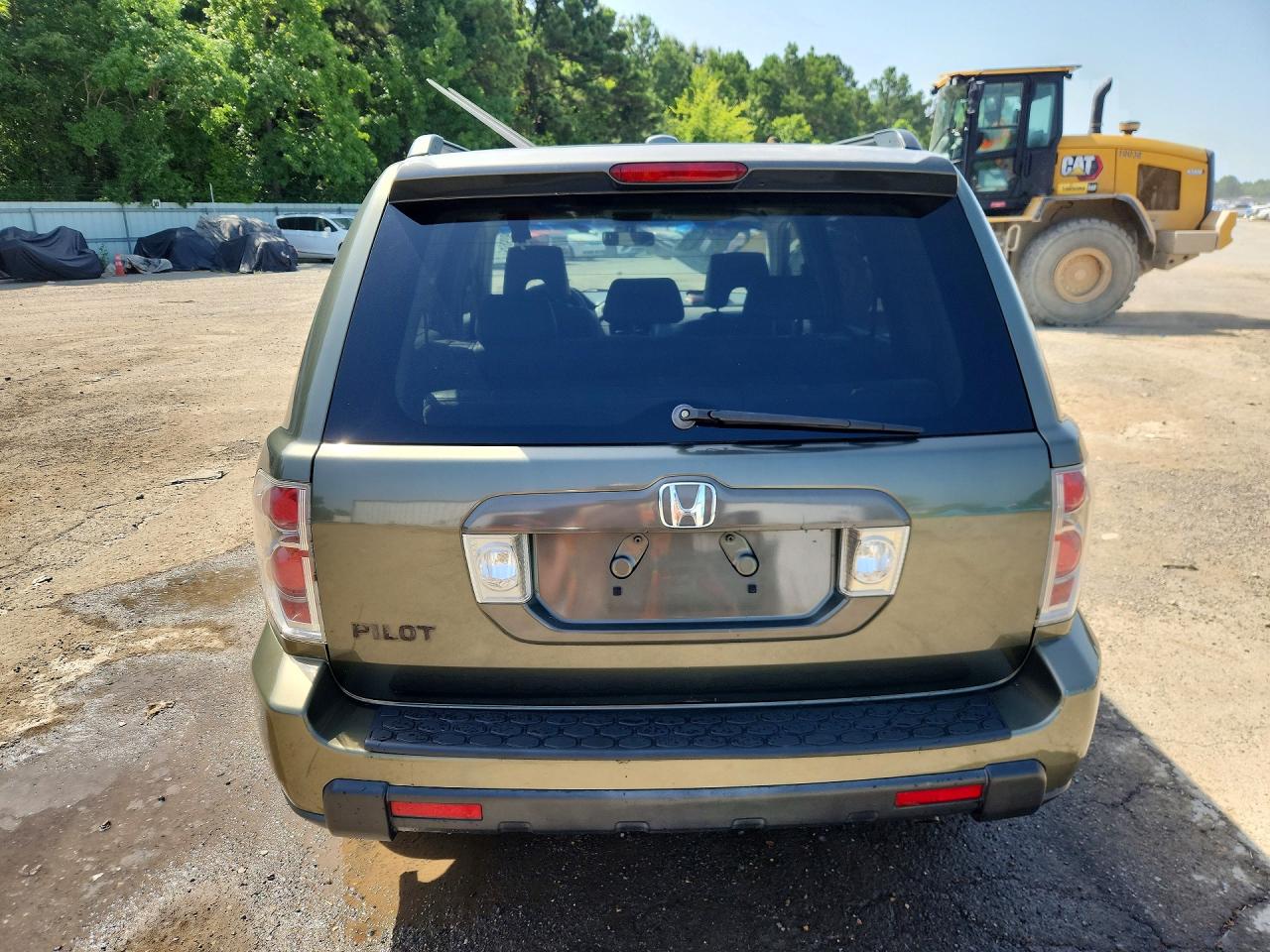 2006 Honda Pilot Ex Green vin: 5FNYF28606B034729