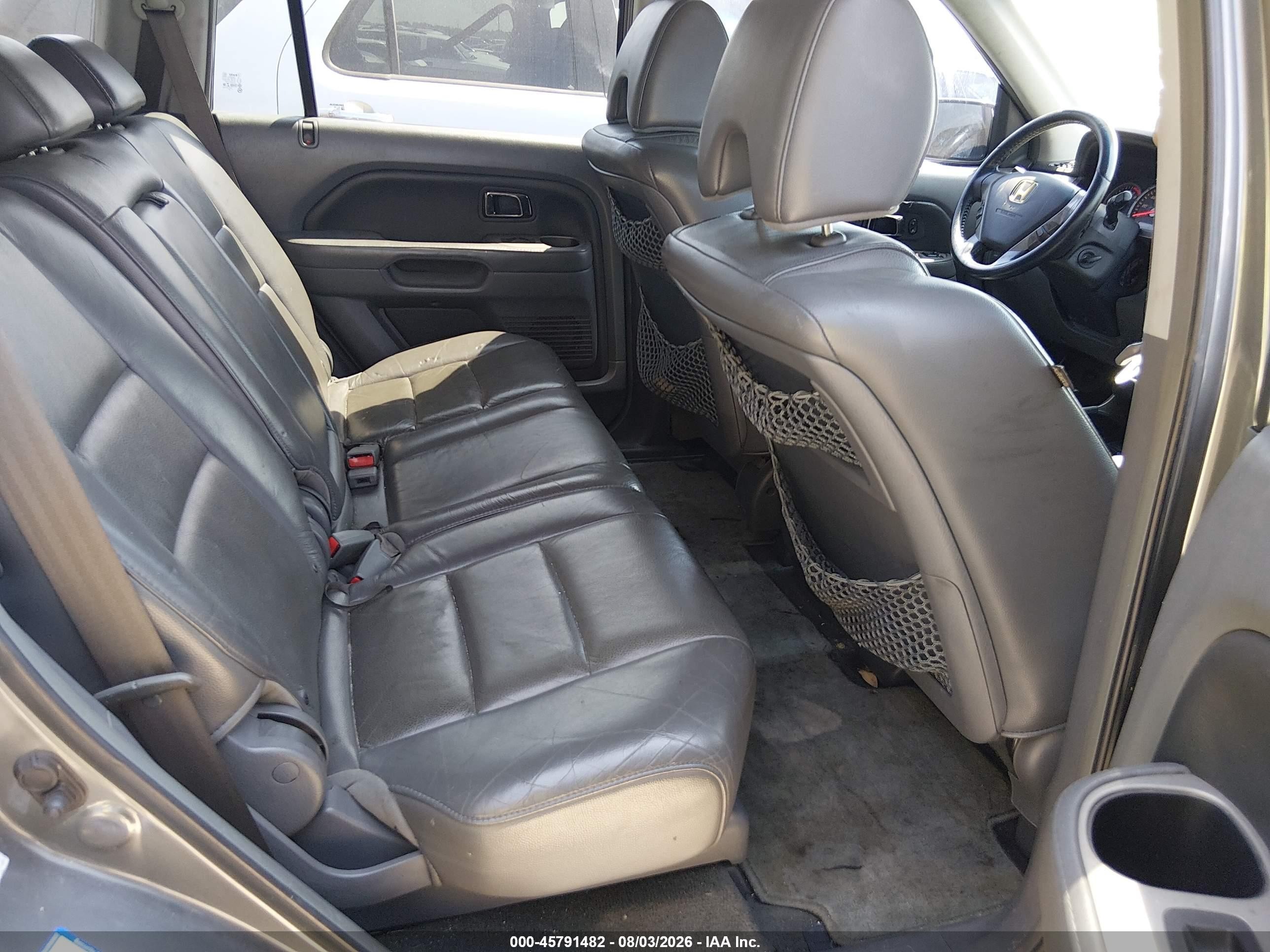 2007 Honda Pilot Ex-l Серый vin: 5FNYF28607B025417