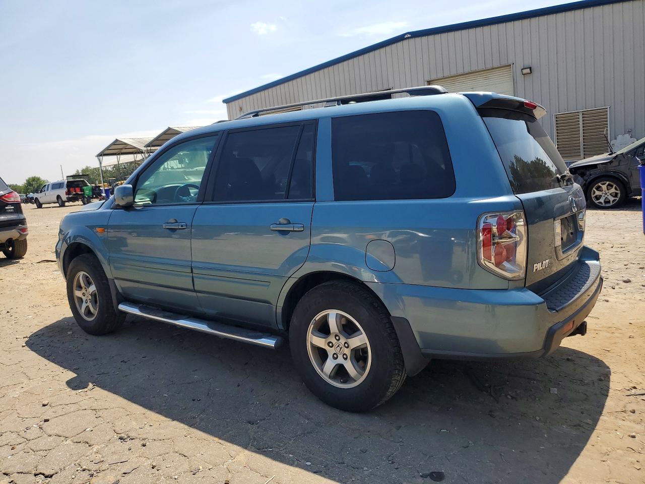 2007 Honda Pilot Exl Бирюзовый vin: 5FNYF28617B028617