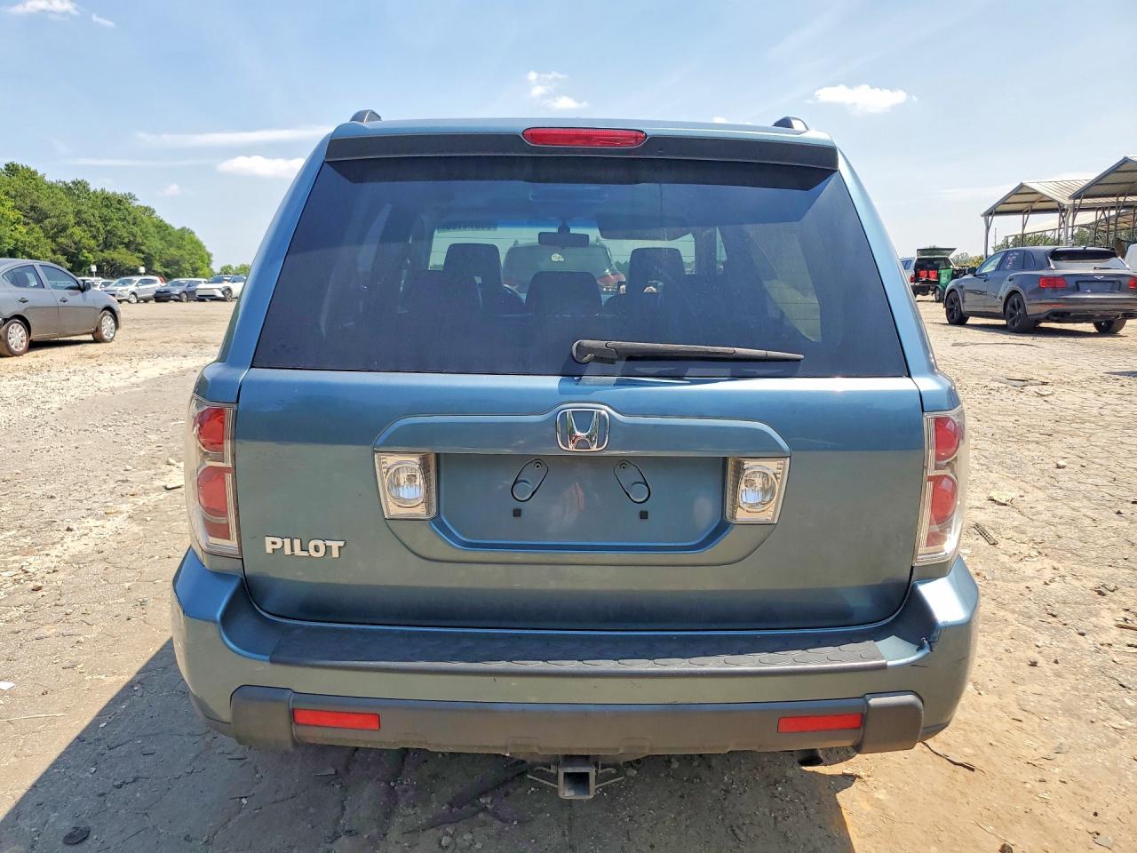 2007 Honda Pilot Exl Бирюзовый vin: 5FNYF28617B028617