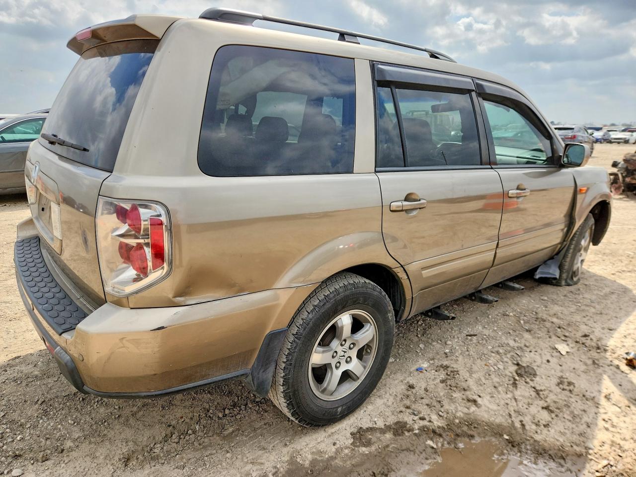 2008 Honda Pilot Exl Gold vin: 5FNYF28618B003539