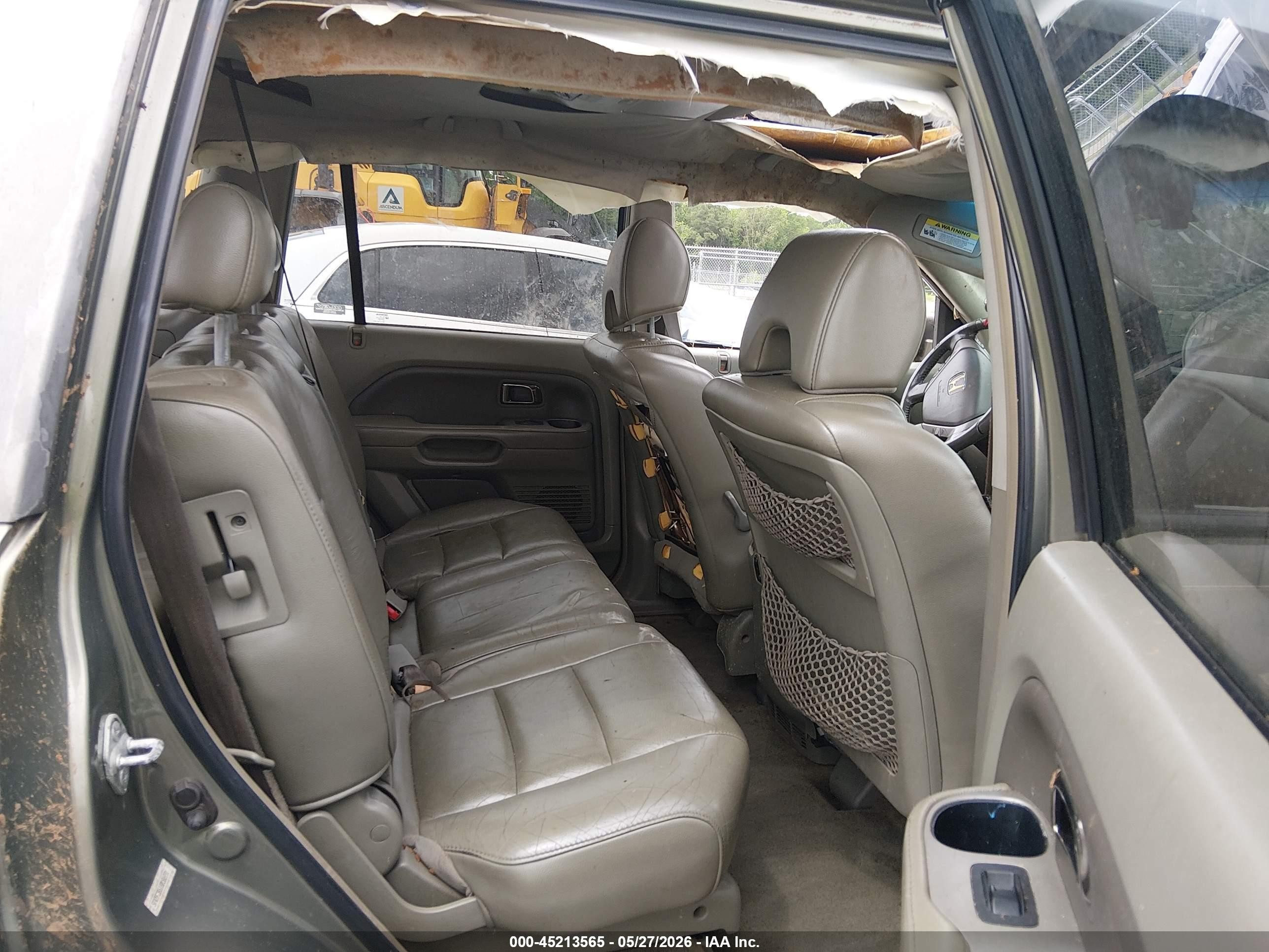 2008 Honda Pilot Ex-l Зеленый vin: 5FNYF28618B006991