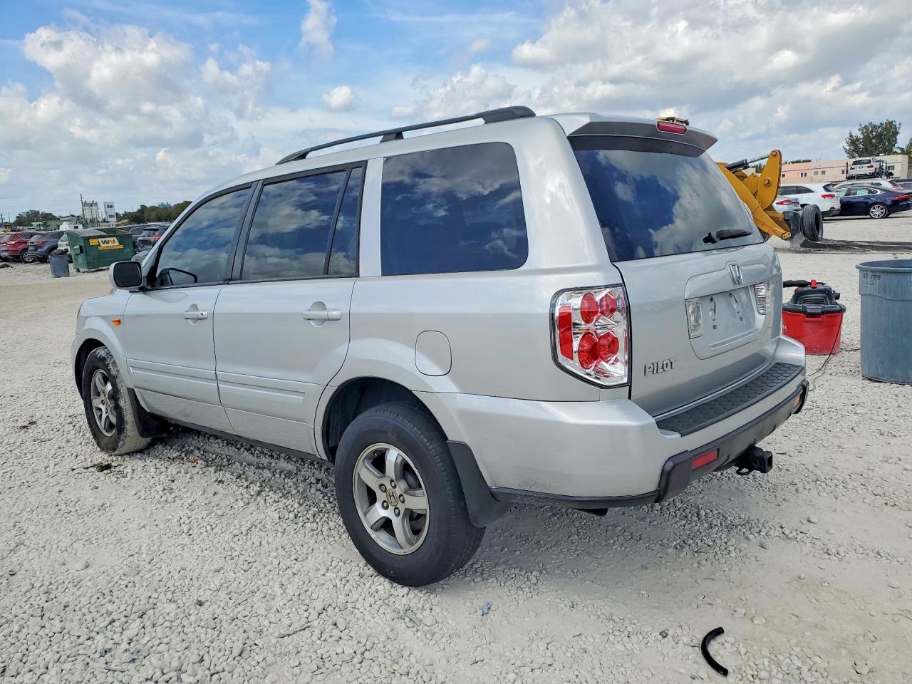 2007 Honda Pilot Exl Silver vin: 5FNYF28627B042512