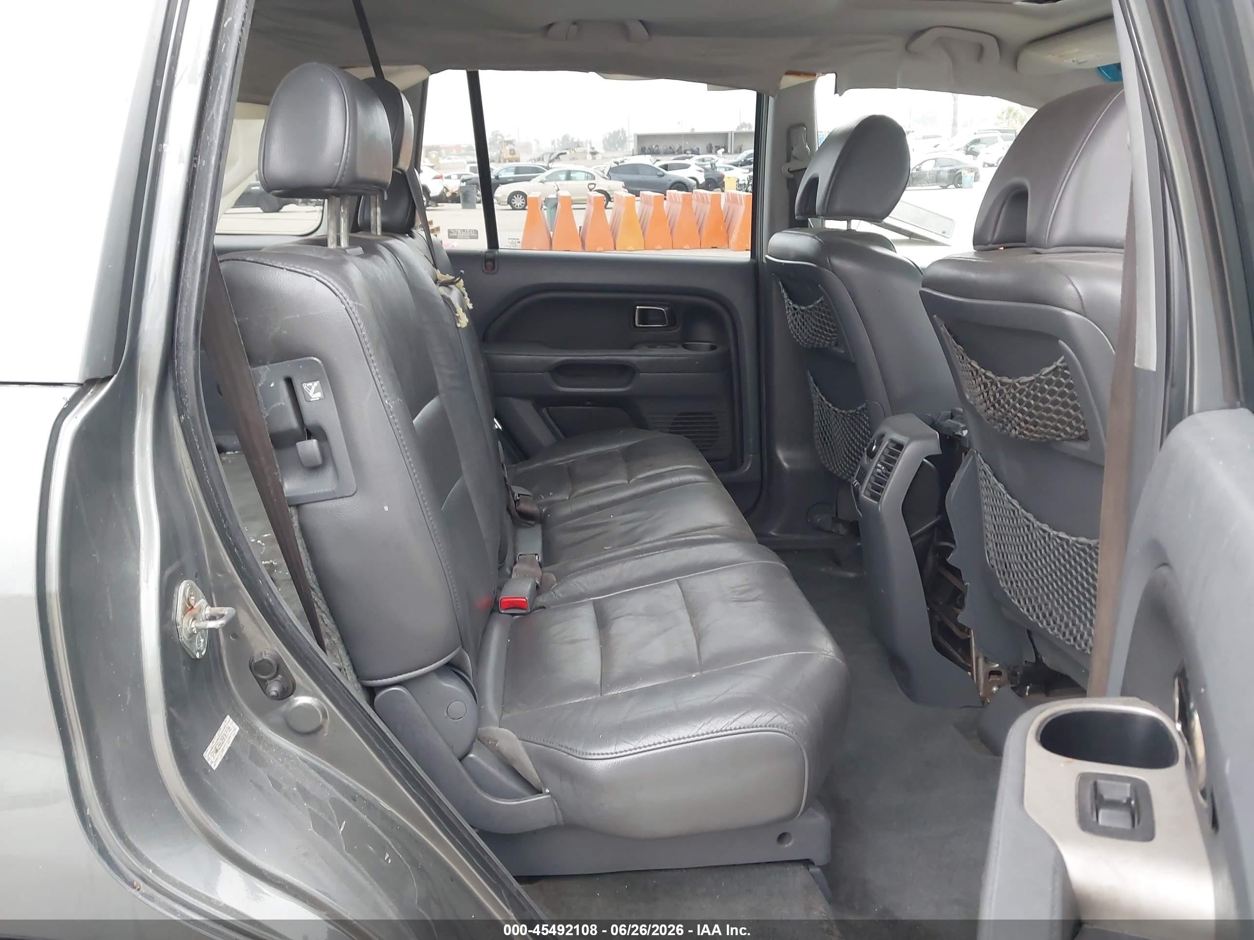 2008 Honda Pilot Ex-l Gray vin: 5FNYF28628B018986