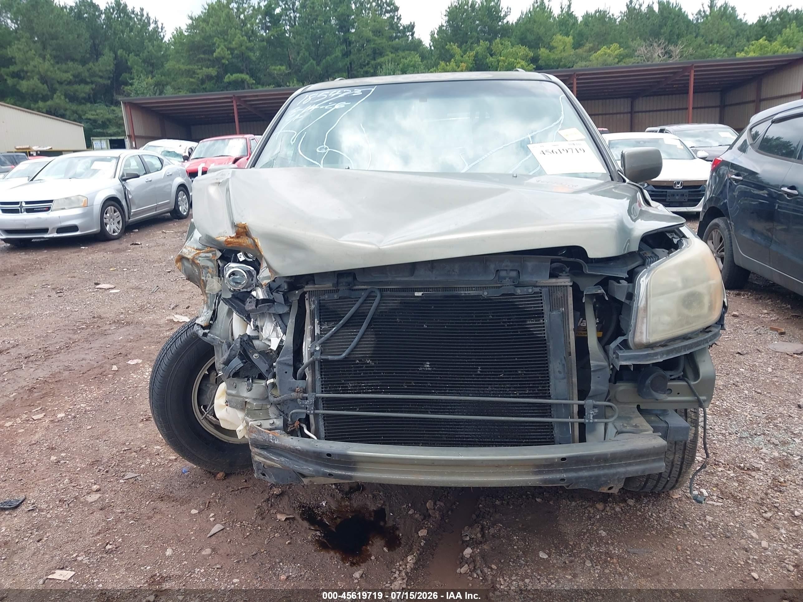 2008 Honda Pilot Ex-l Серый vin: 5FNYF28628B019975