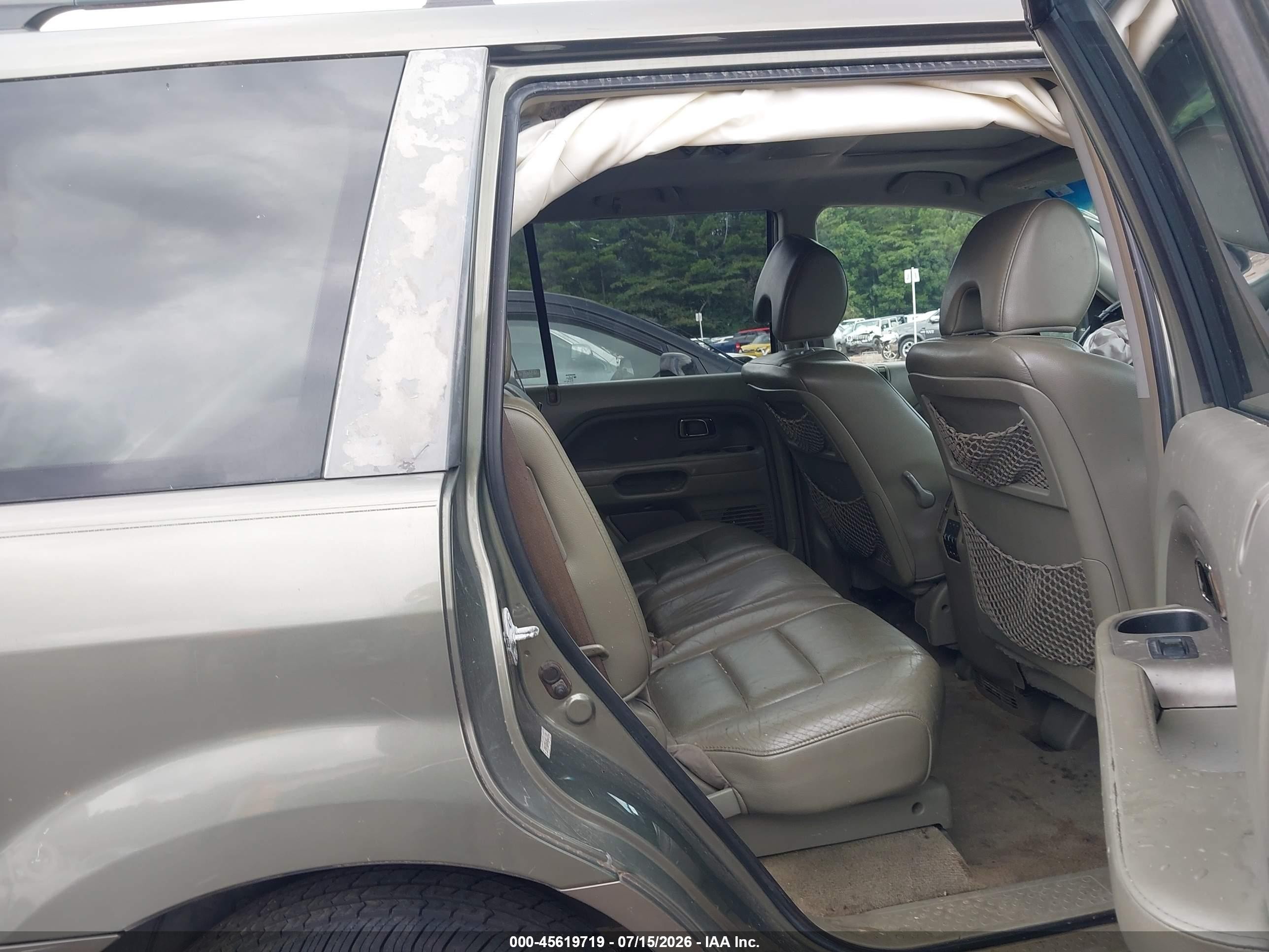 2008 Honda Pilot Ex-l Серый vin: 5FNYF28628B019975
