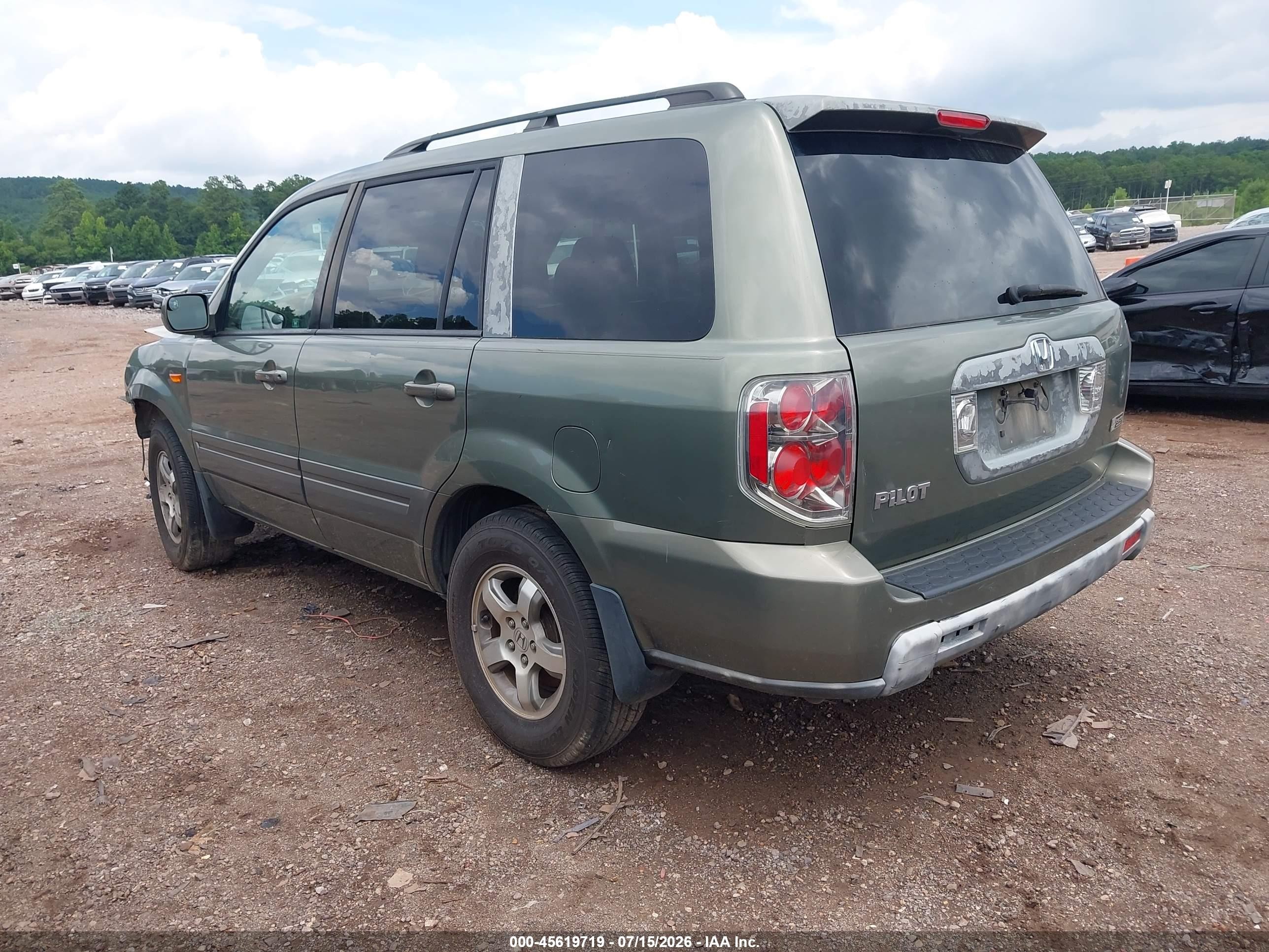 2008 Honda Pilot Ex-l Серый vin: 5FNYF28628B019975