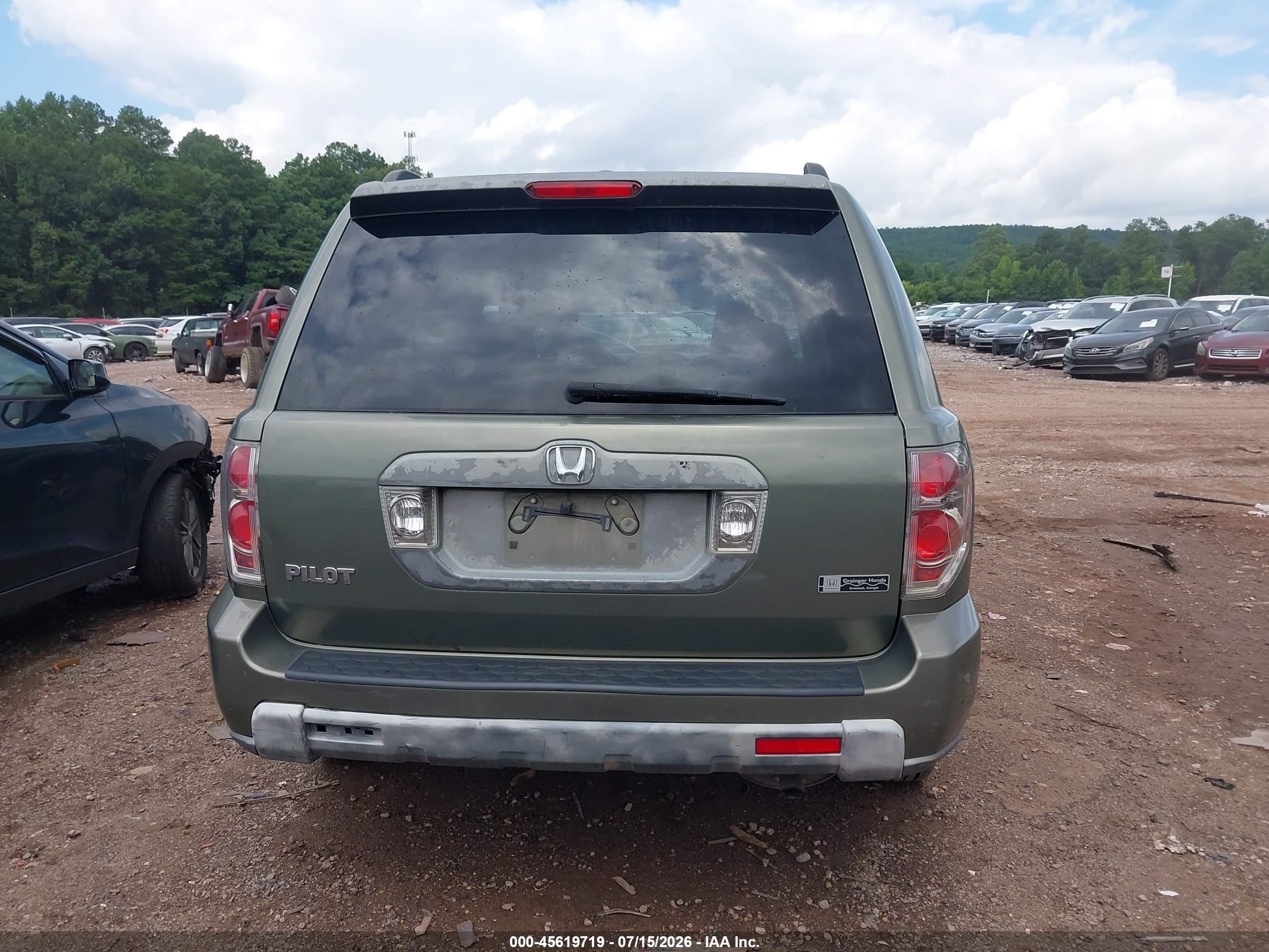 2008 Honda Pilot Ex-l Серый vin: 5FNYF28628B019975