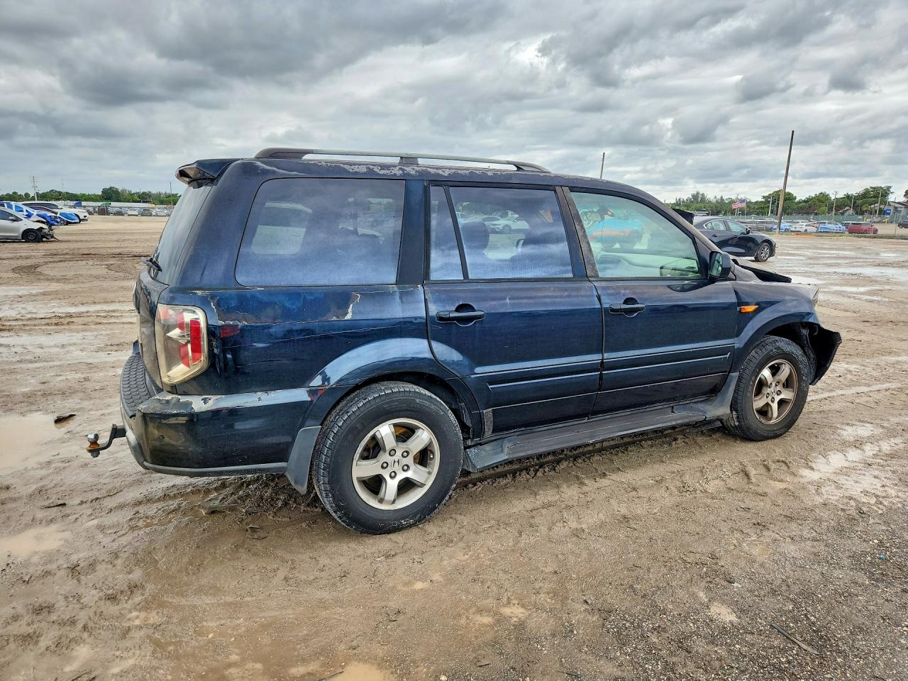 2006 Honda Pilot Ex Black vin: 5FNYF28636B018945