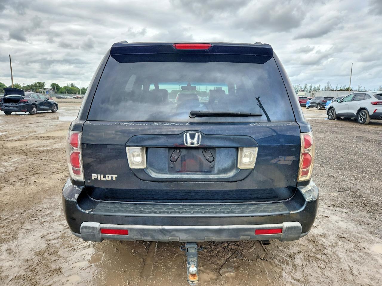2006 Honda Pilot Ex Black vin: 5FNYF28636B018945
