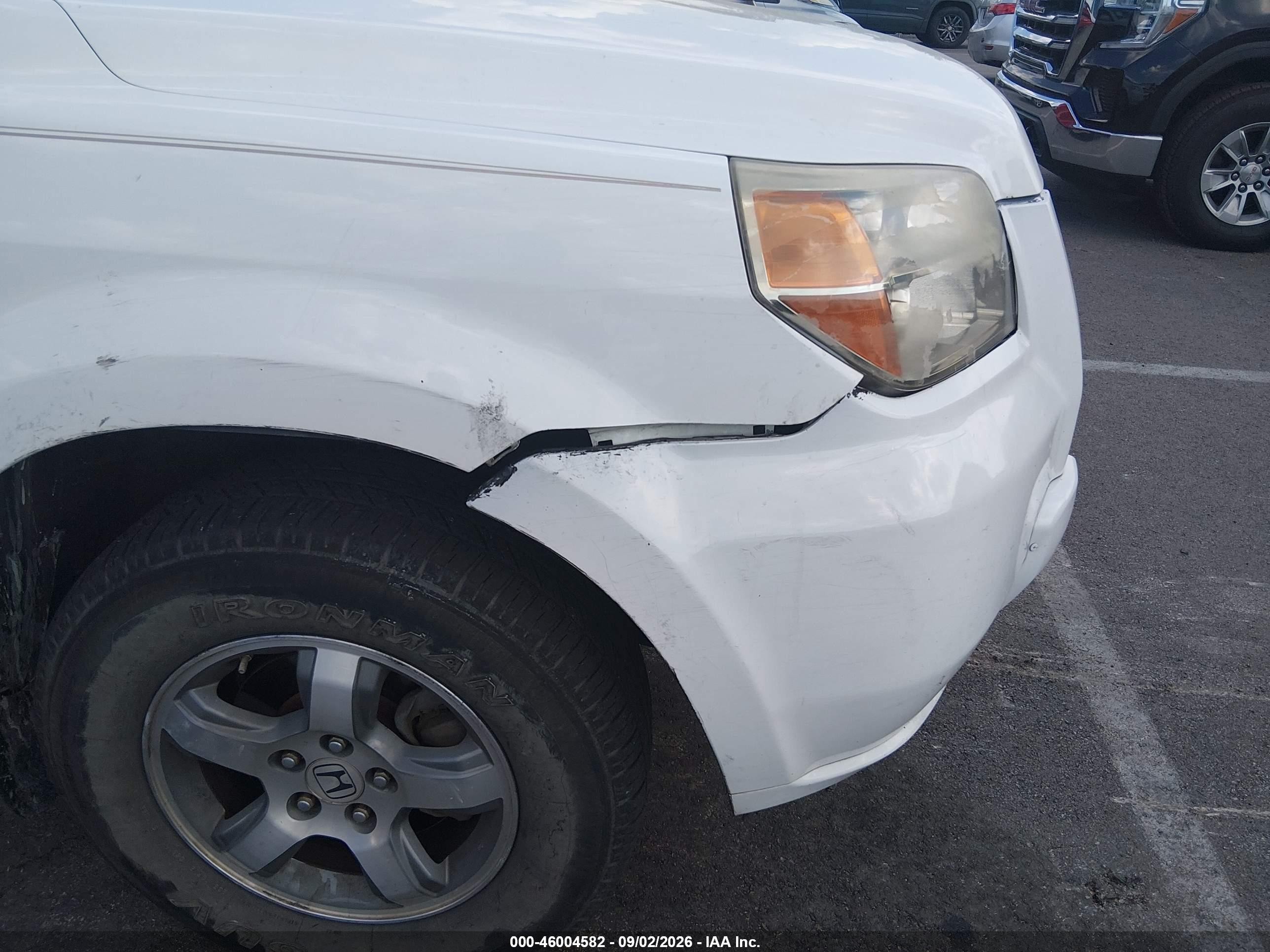 2007 Honda Pilot Ex-l White vin: 5FNYF28637B010202