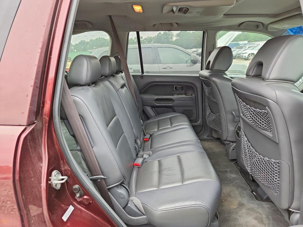 2007 Honda Pilot Exl Maroon vin: 5FNYF28647B025727