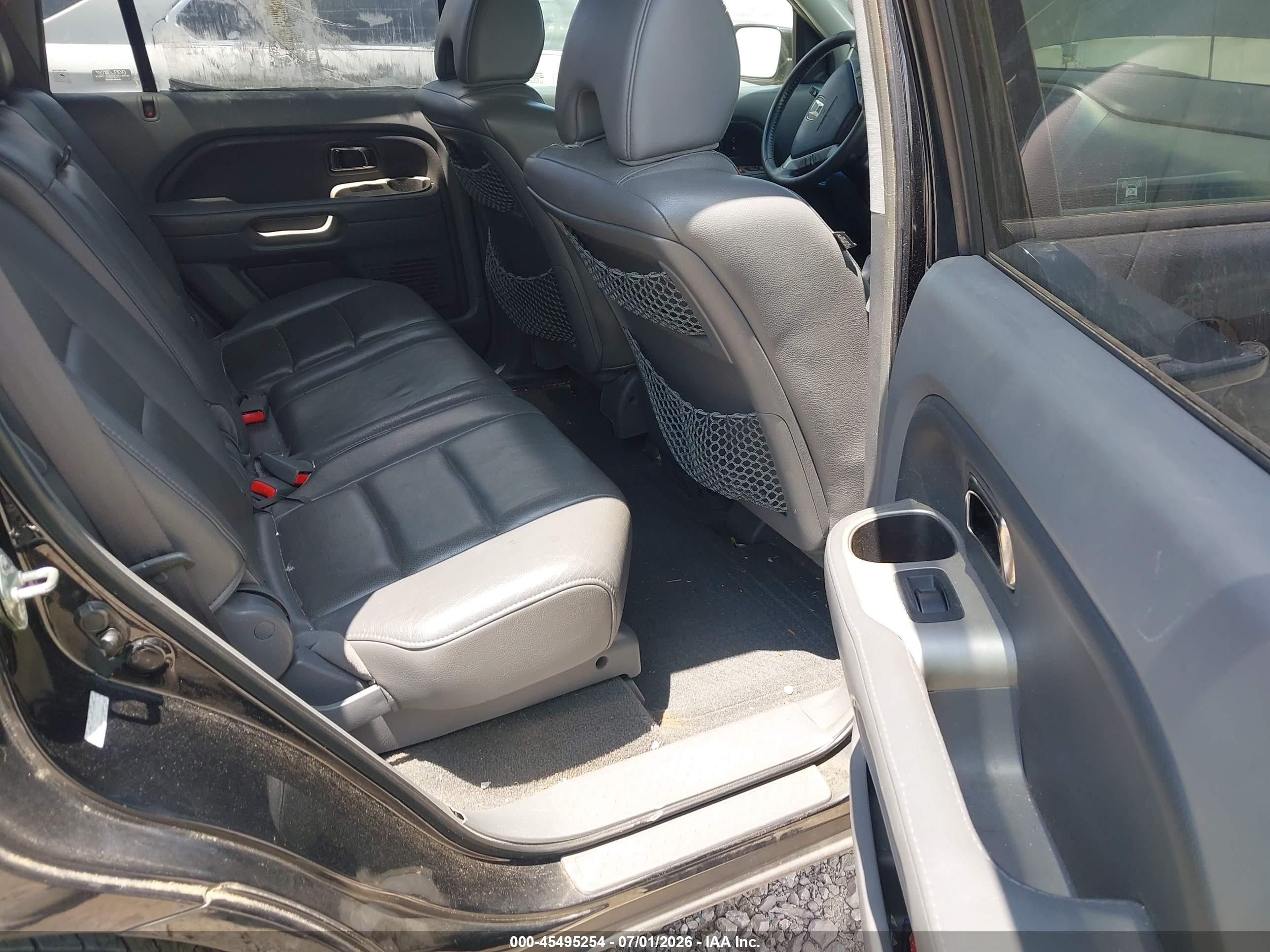 2007 Honda Pilot Ex-l Black vin: 5FNYF28657B011819
