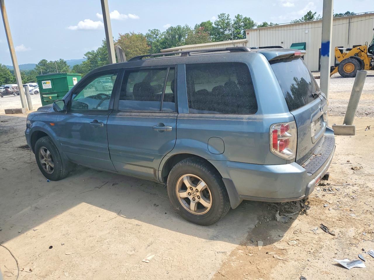 2008 Honda Pilot Exl Blue vin: 5FNYF28658B012731
