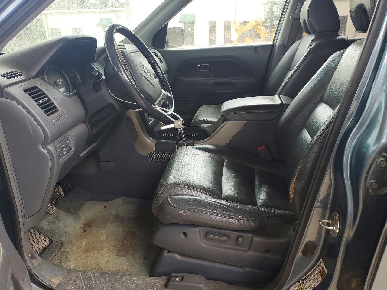 2008 Honda Pilot Exl Blue vin: 5FNYF28658B012731