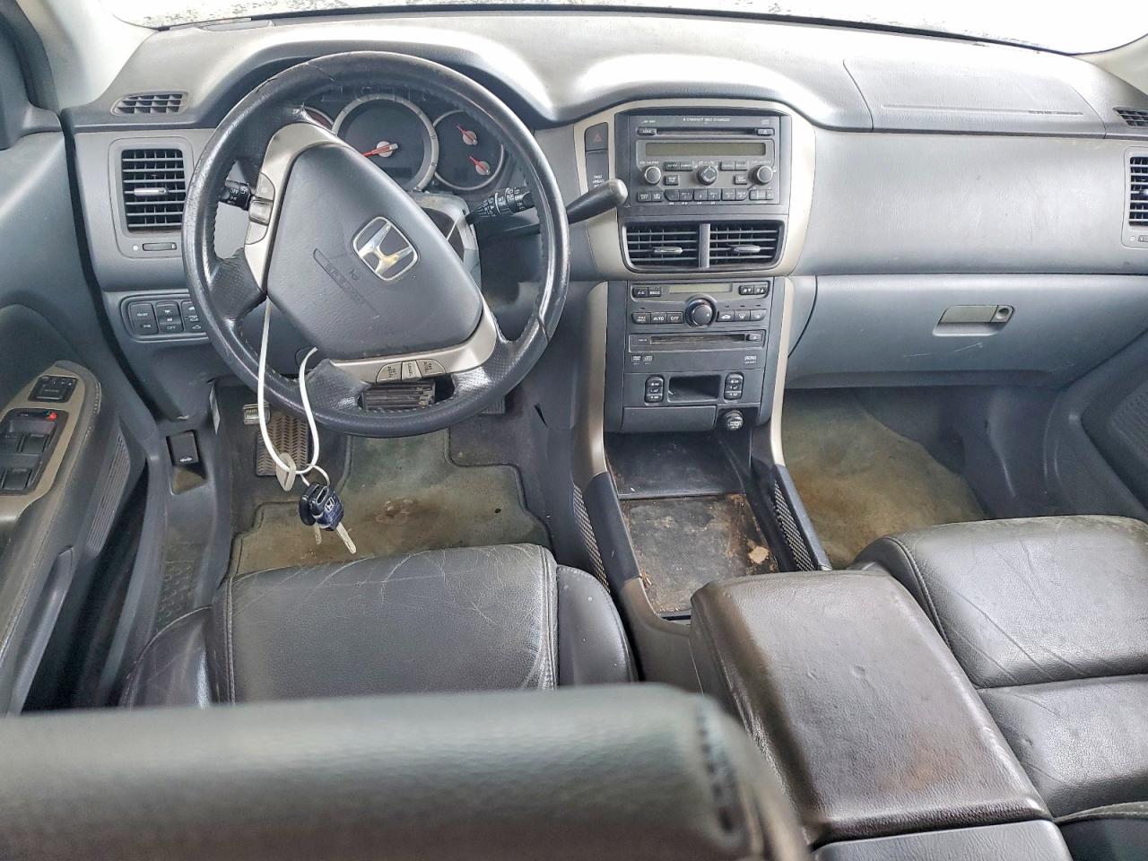 2008 Honda Pilot Exl Blue vin: 5FNYF28658B012731