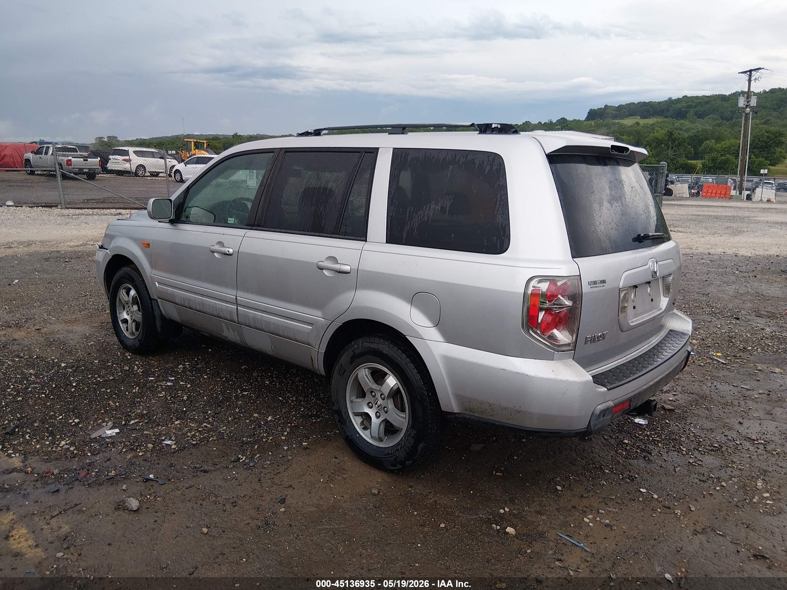 2006 Honda Pilot Ex-l Серебряный vin: 5FNYF28676B003977